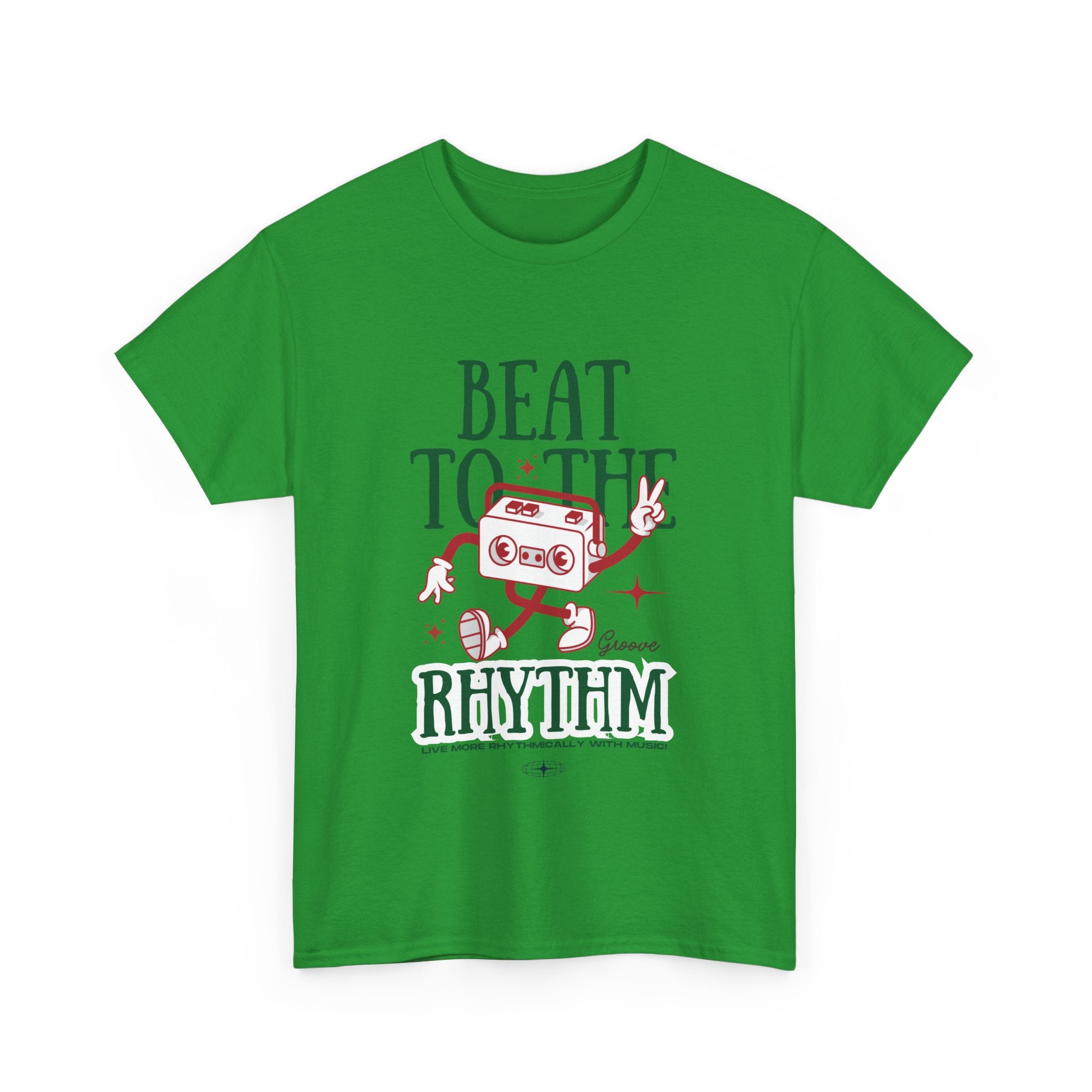 Beat to the Rhythm - Fun Music Graphic T-Shirt for Music Lovers