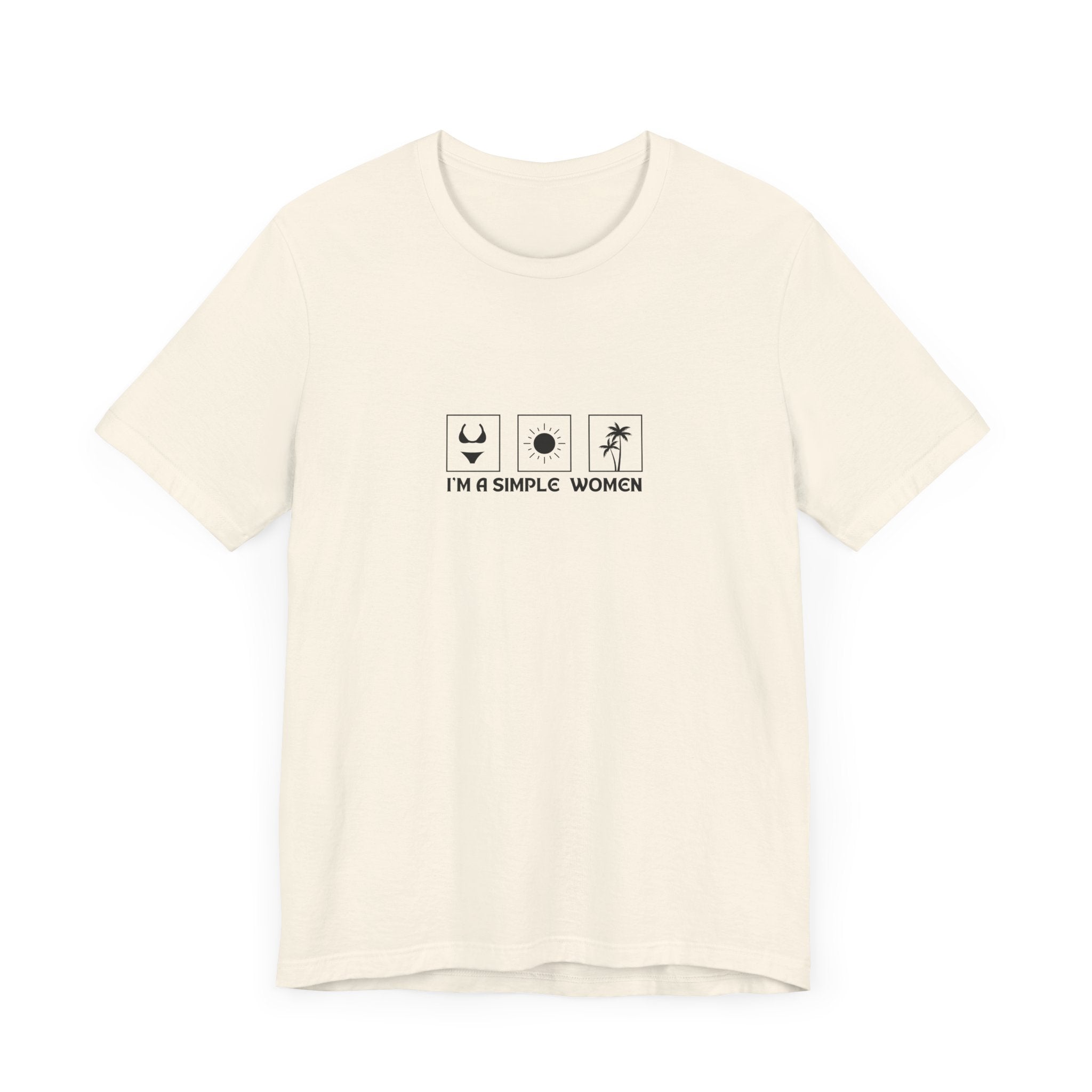 Simple Women Graphic Tee - Unisex Jersey Short Sleeve T-Shirt