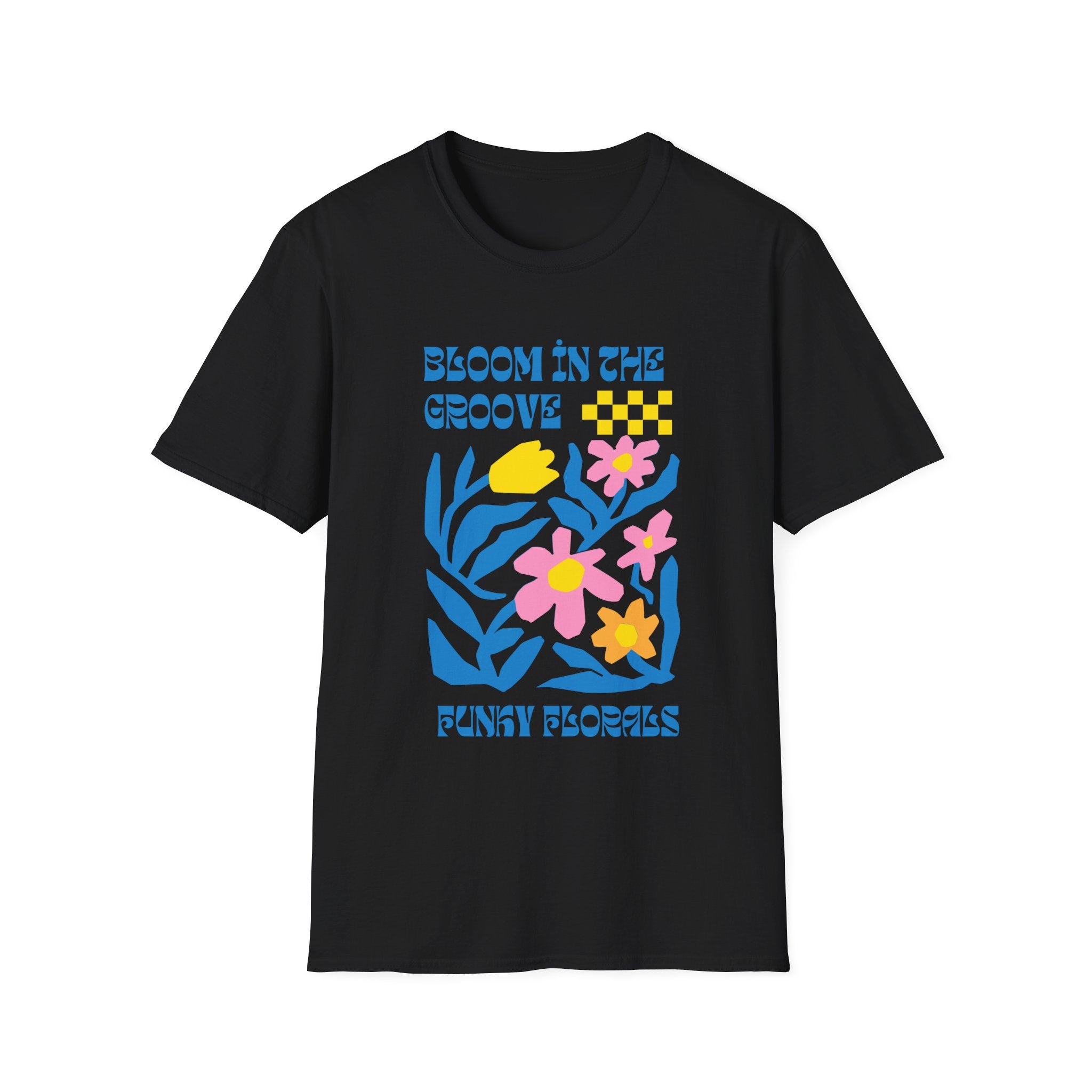 Bloom in the Groove Floral Unisex T-Shirt