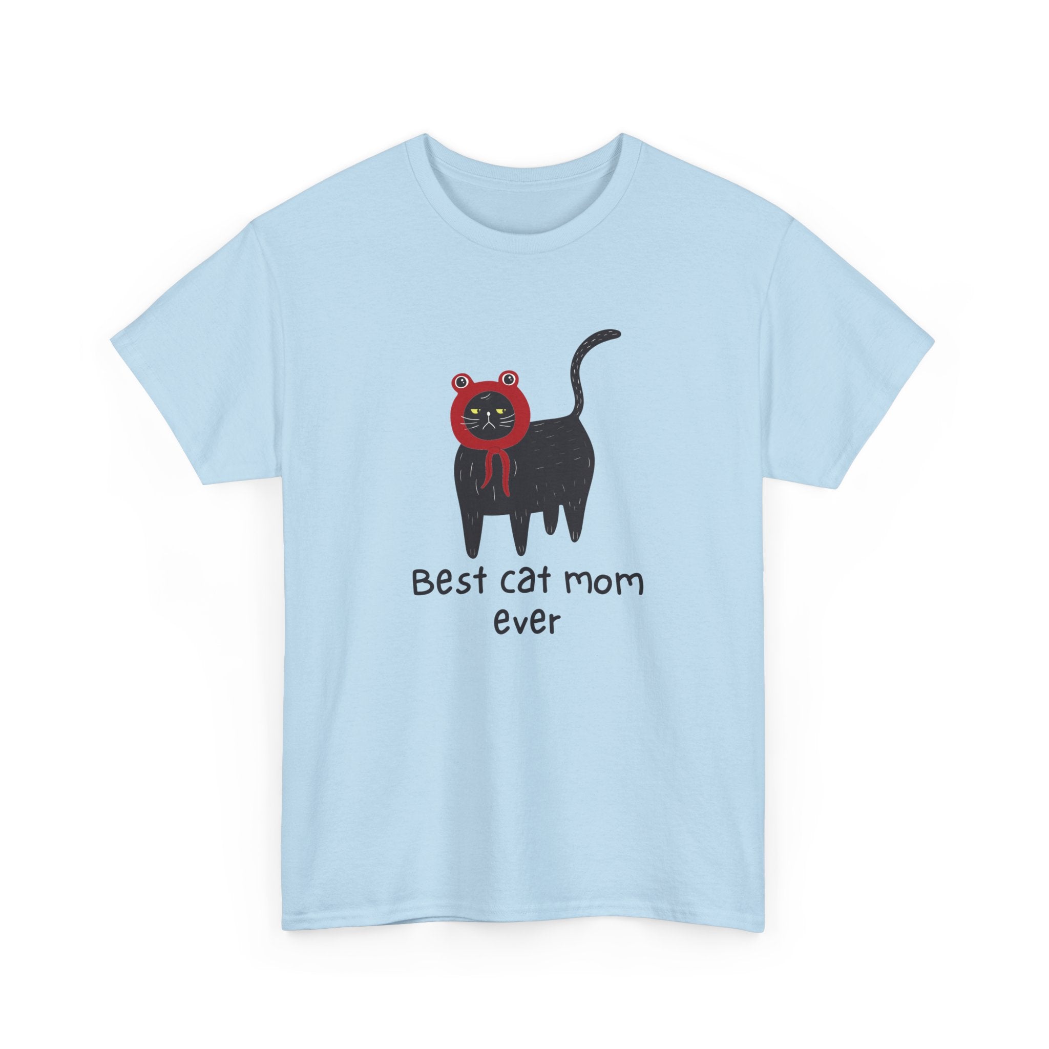 Best Cat Mom Ever Unisex Heavy Cotton Tee - Fun Gift for Cat Lovers