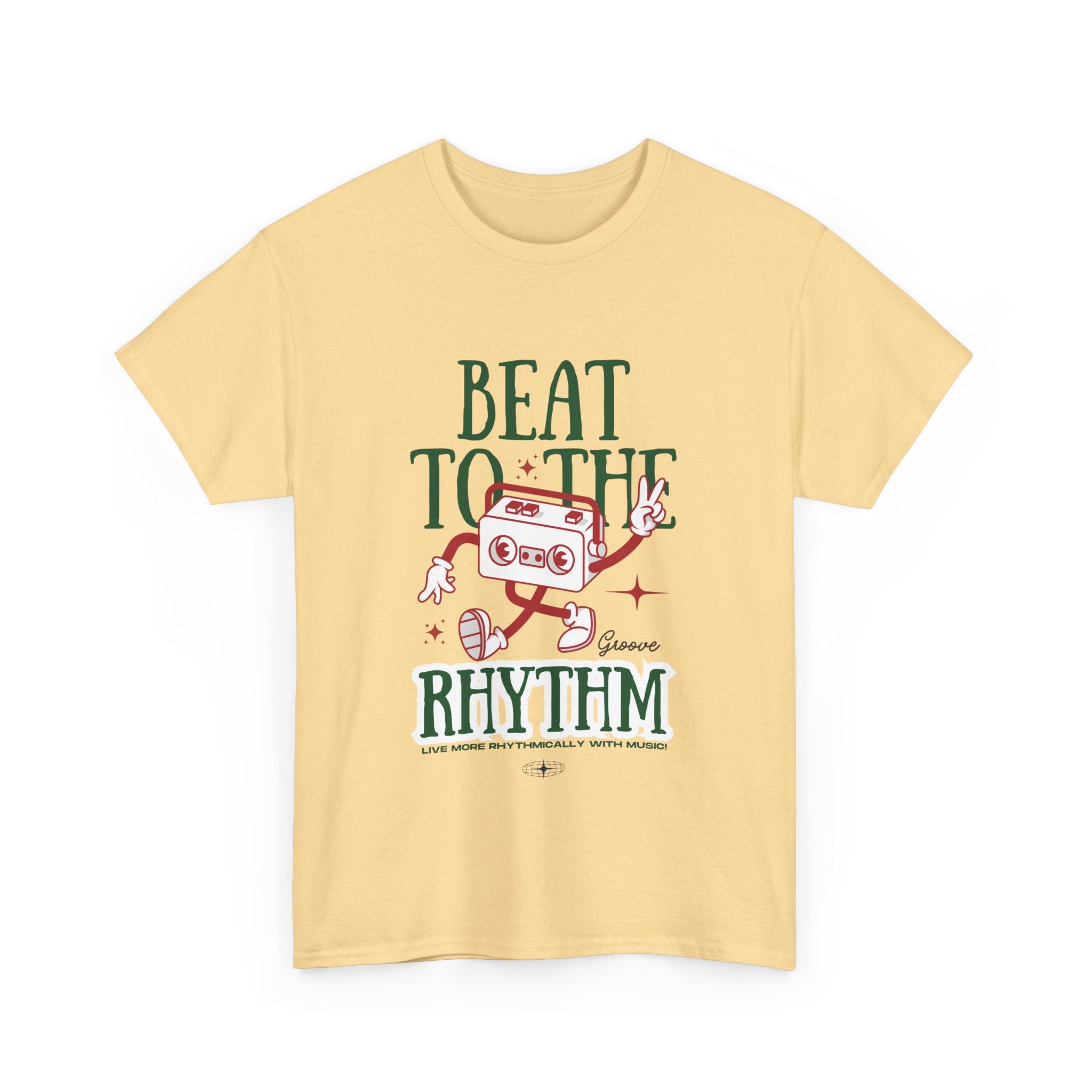 Beat to the Rhythm - Fun Music Graphic T-Shirt for Music Lovers