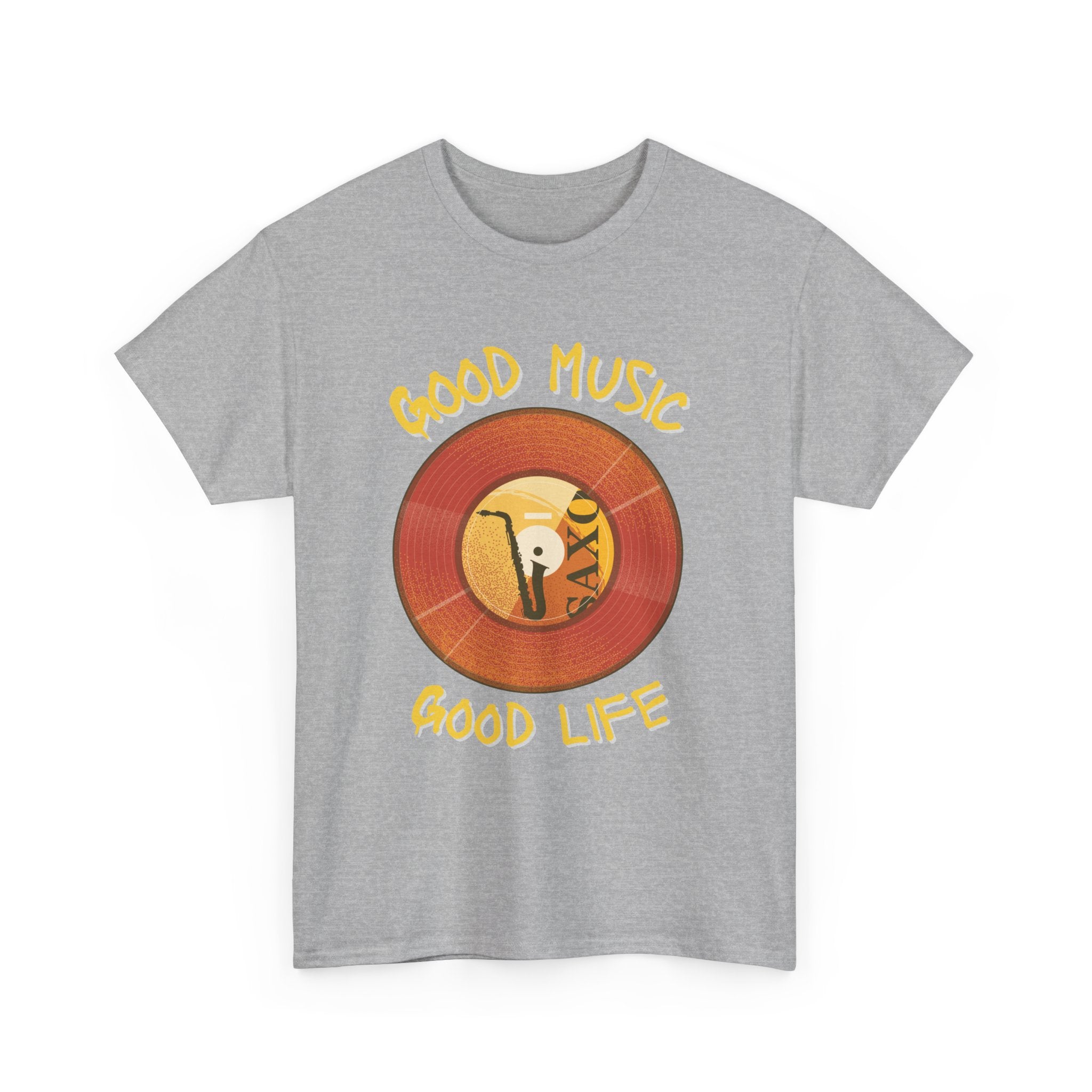 Good Music Good Life Unisex Heavy Cotton Tee