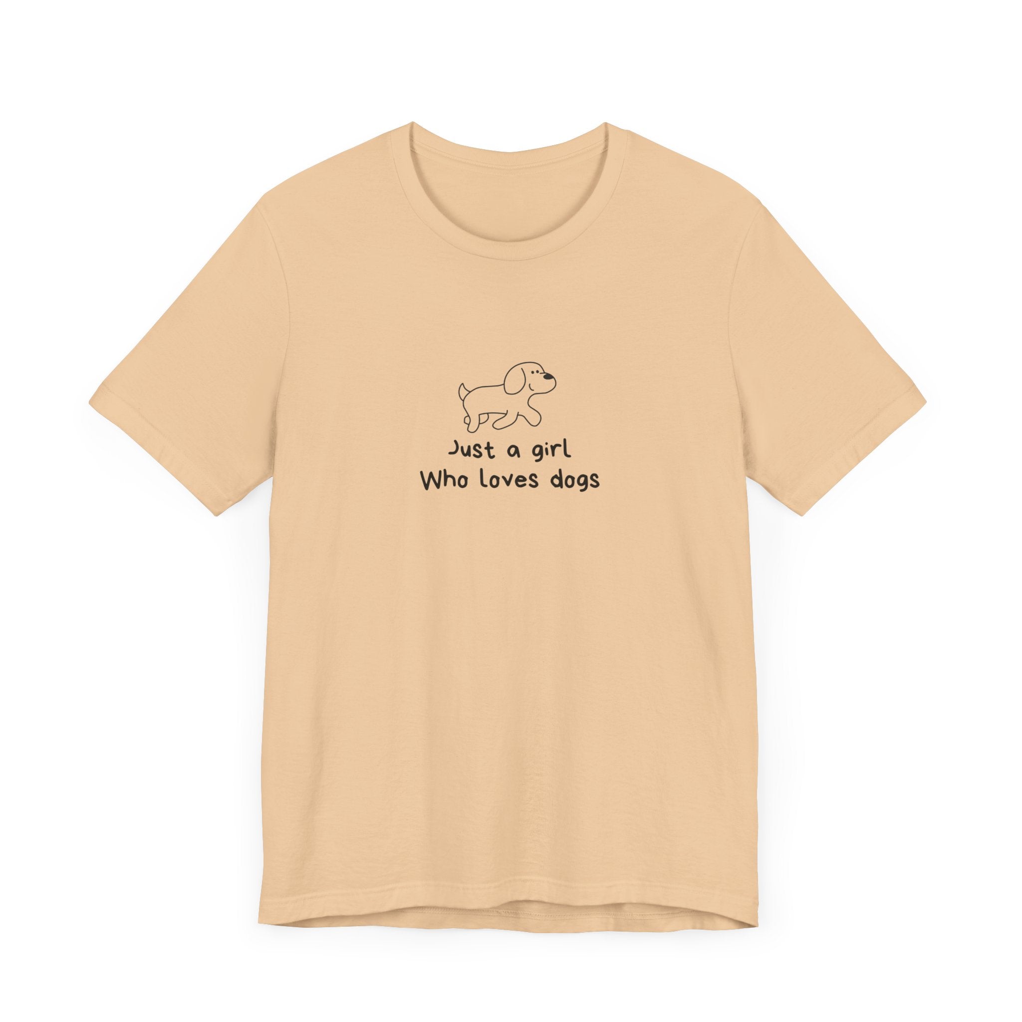 Dog Lover Unisex Tee - 'Just a Girl Who Loves Dogs'