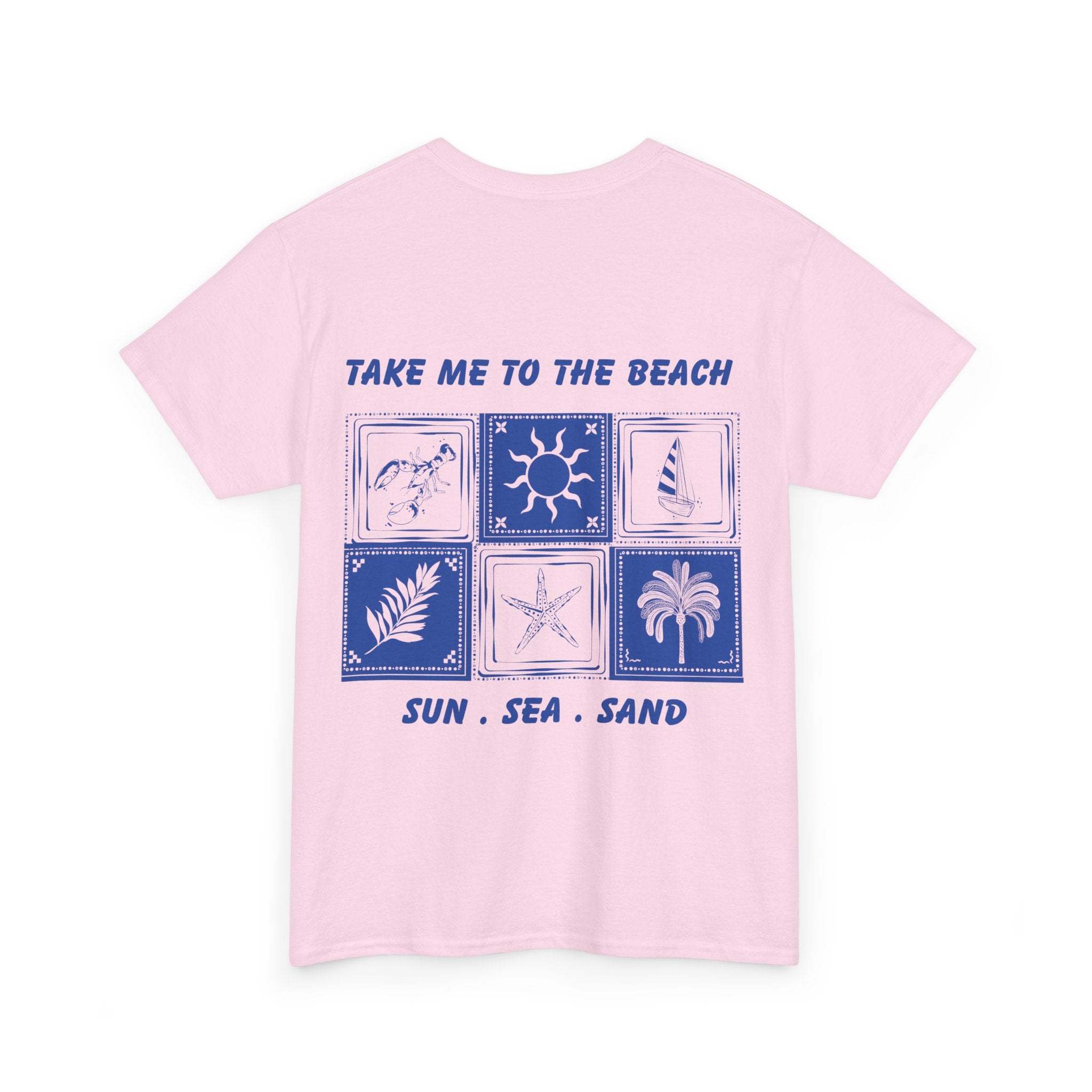 Take me to the beach, Beach Vibe Unisex Heavy Cotton Tee, Summer Tee, Vacation Shirt