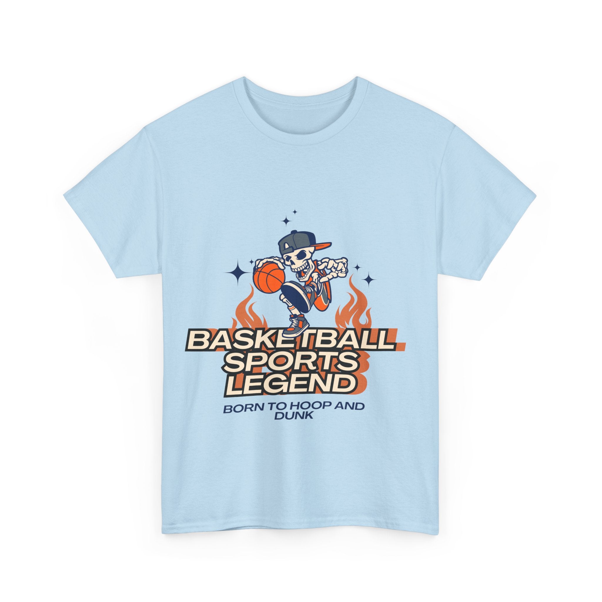 Born to Drop and Dunk, Basketball Legend Heavy Cotton Tee