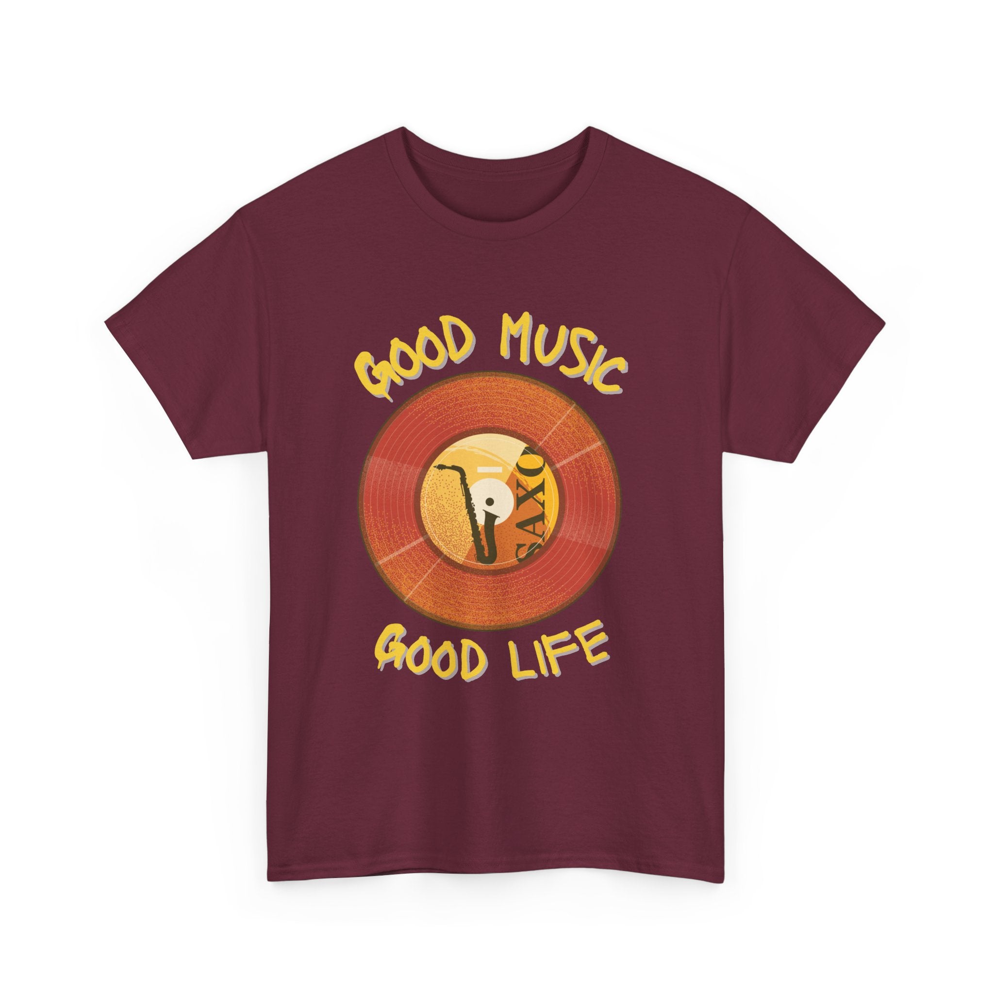 Good Music Good Life Unisex Heavy Cotton Tee