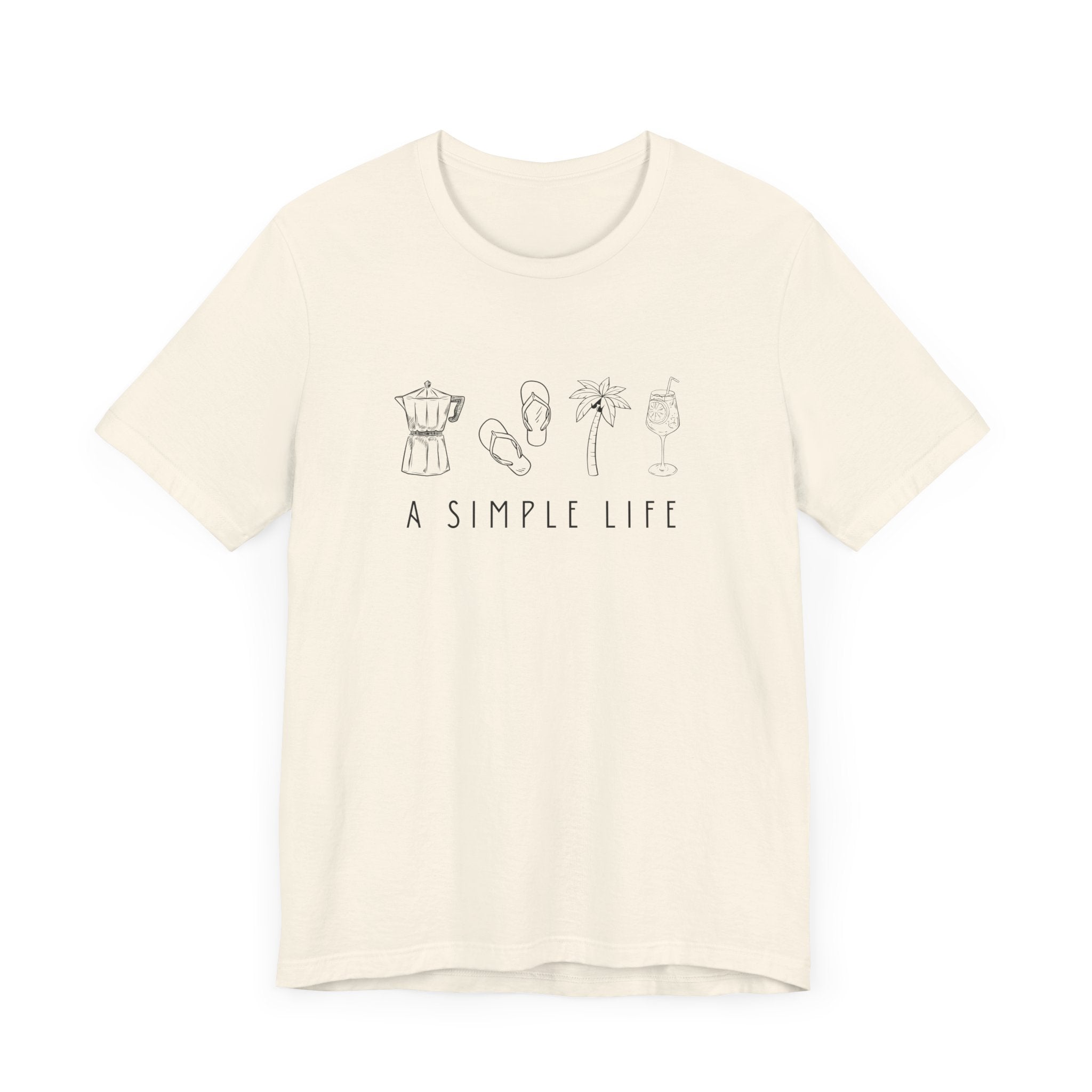 A Simple Life Unisex Jersey Tee - Relaxed Fit Casual T-Shirt