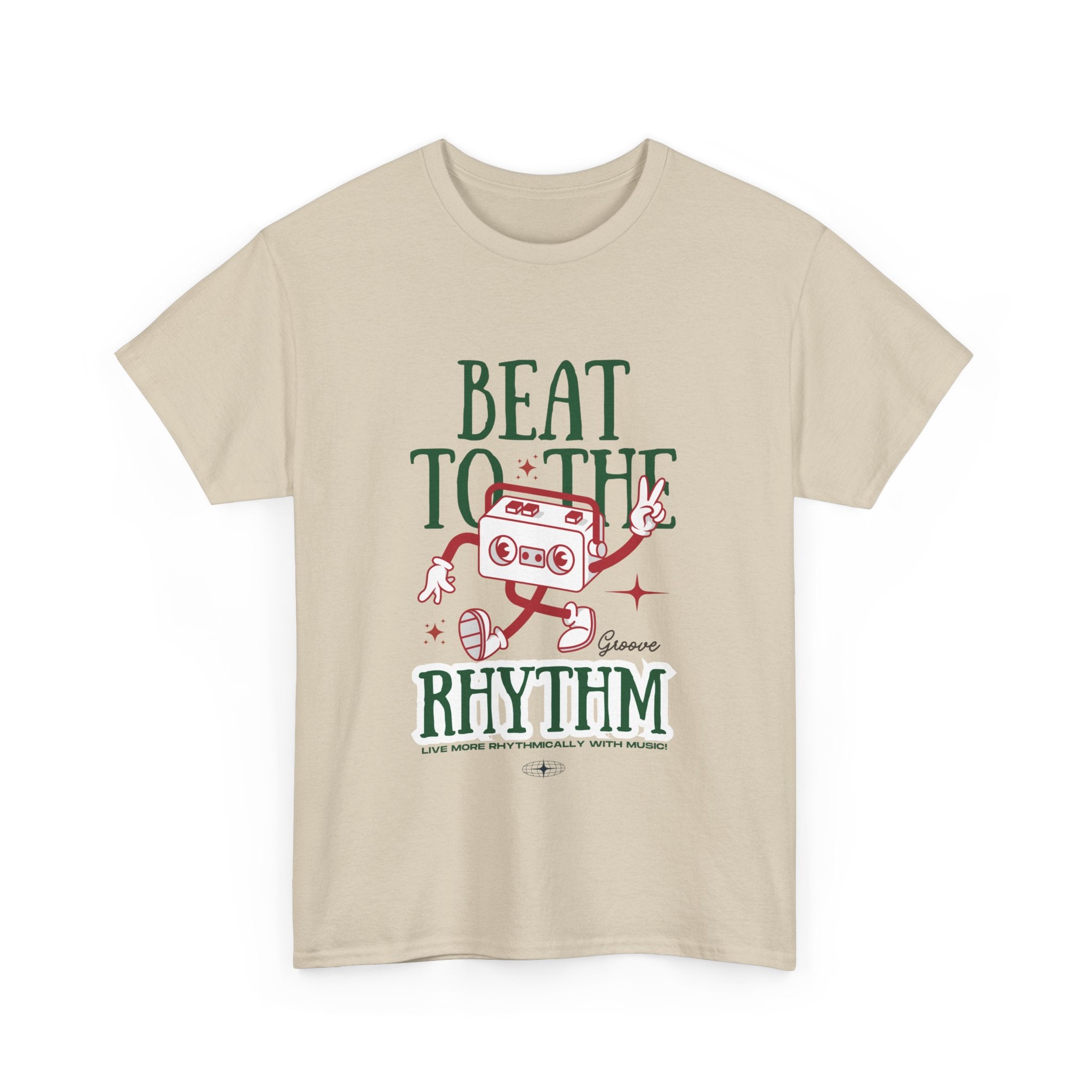 Beat to the Rhythm - Fun Music Graphic T-Shirt for Music Lovers