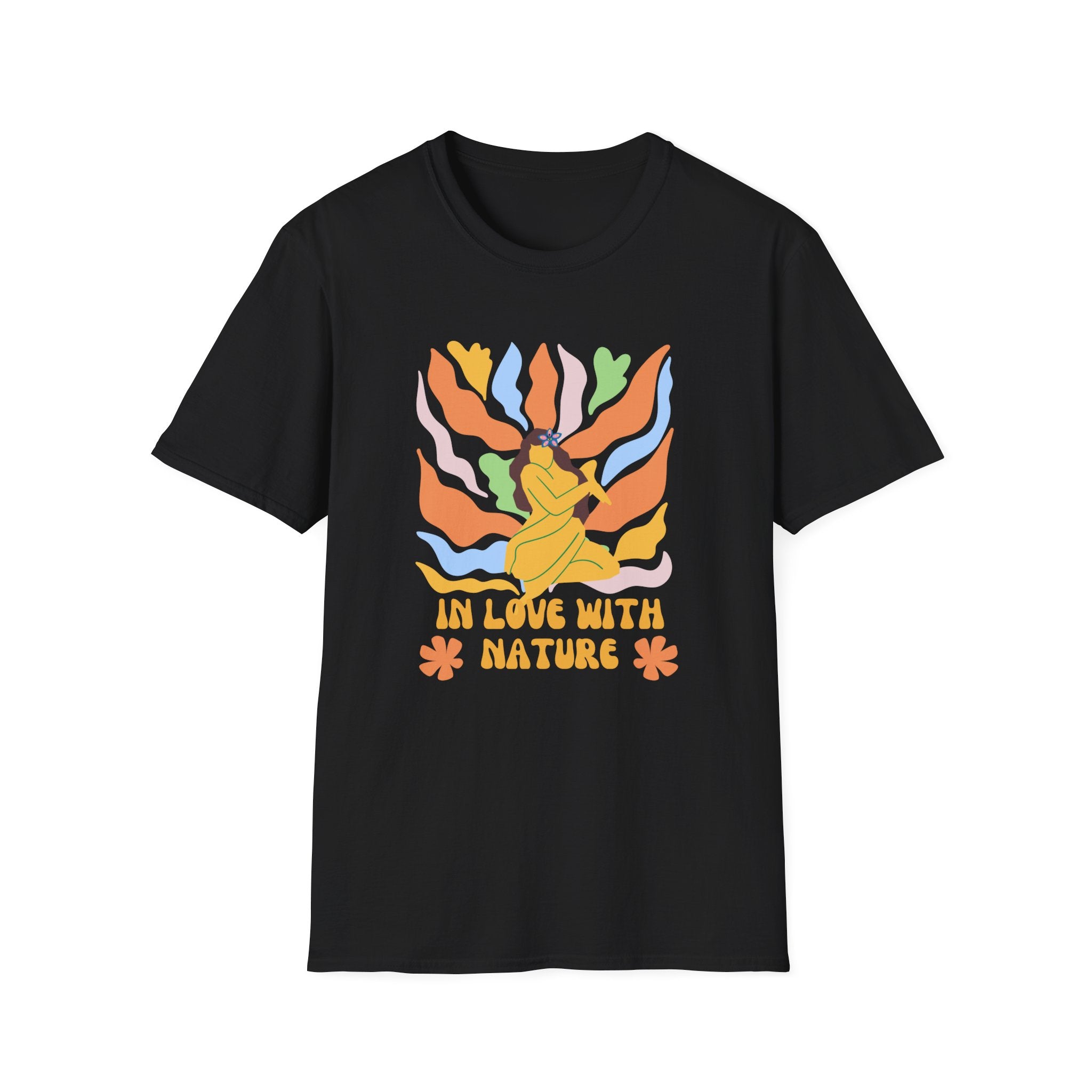 In Love With Nature,Eco-Friendly Tee,Unisex Softstyle T-Shirt