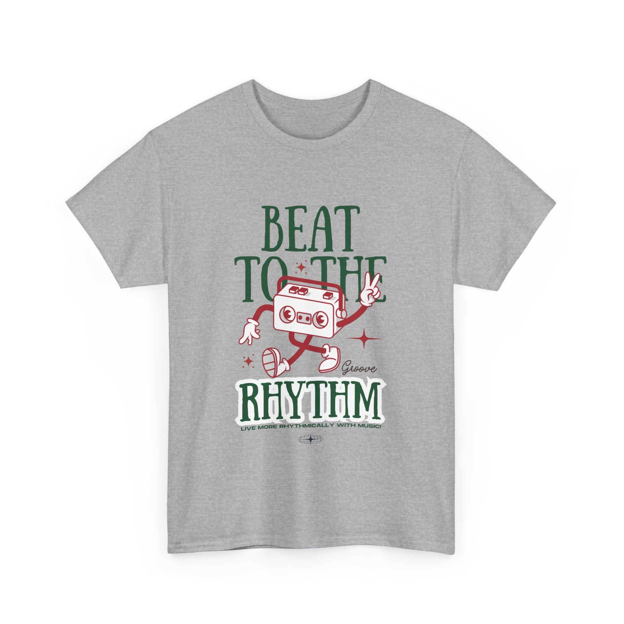 Beat to the Rhythm - Fun Music Graphic T-Shirt for Music Lovers