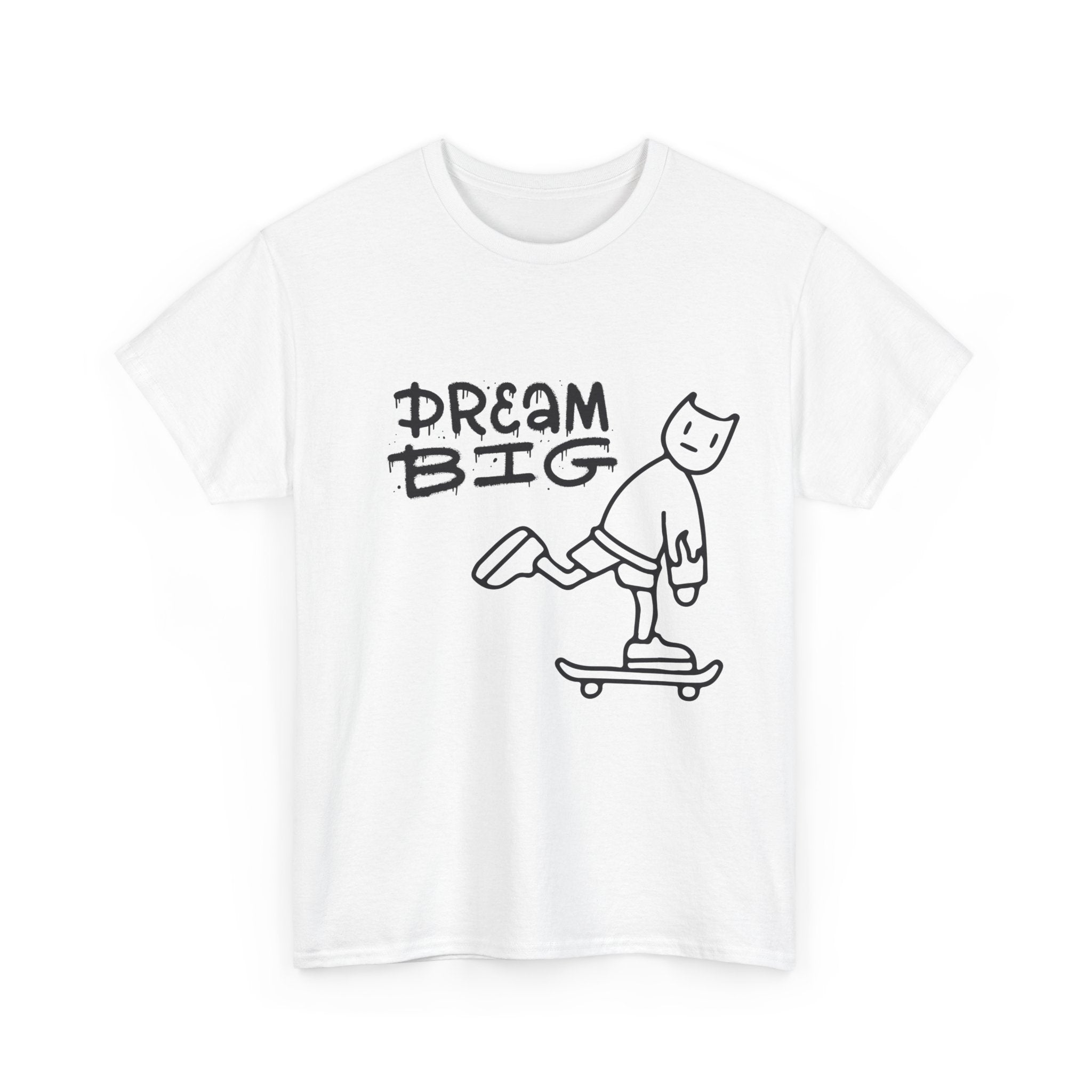 Dream Big Skate Tee | Cotton T-Shirt for Dreamers