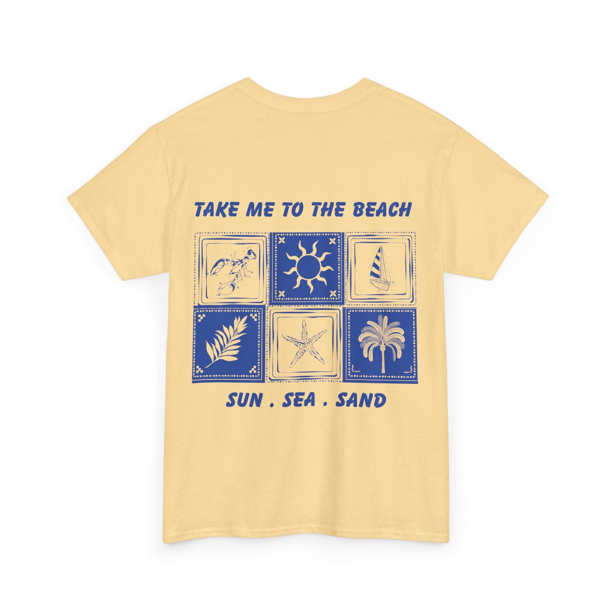 Take me to the beach, Beach Vibe Unisex Heavy Cotton Tee, Summer Tee, Vacation Shirt