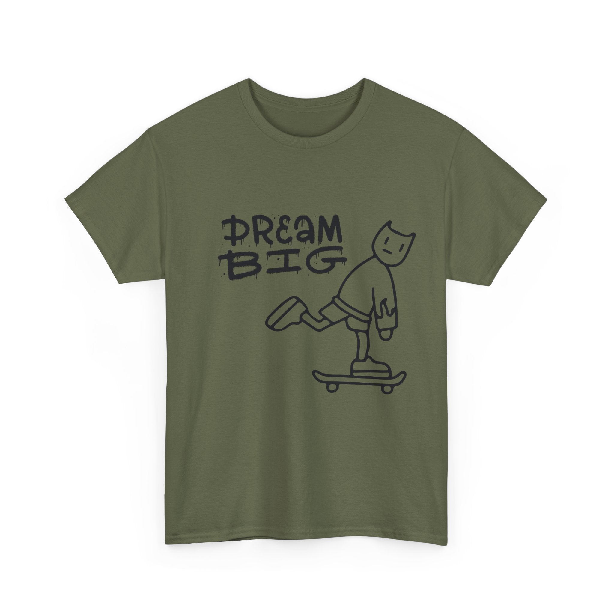 Dream Big Skate Tee | Cotton T-Shirt for Dreamers