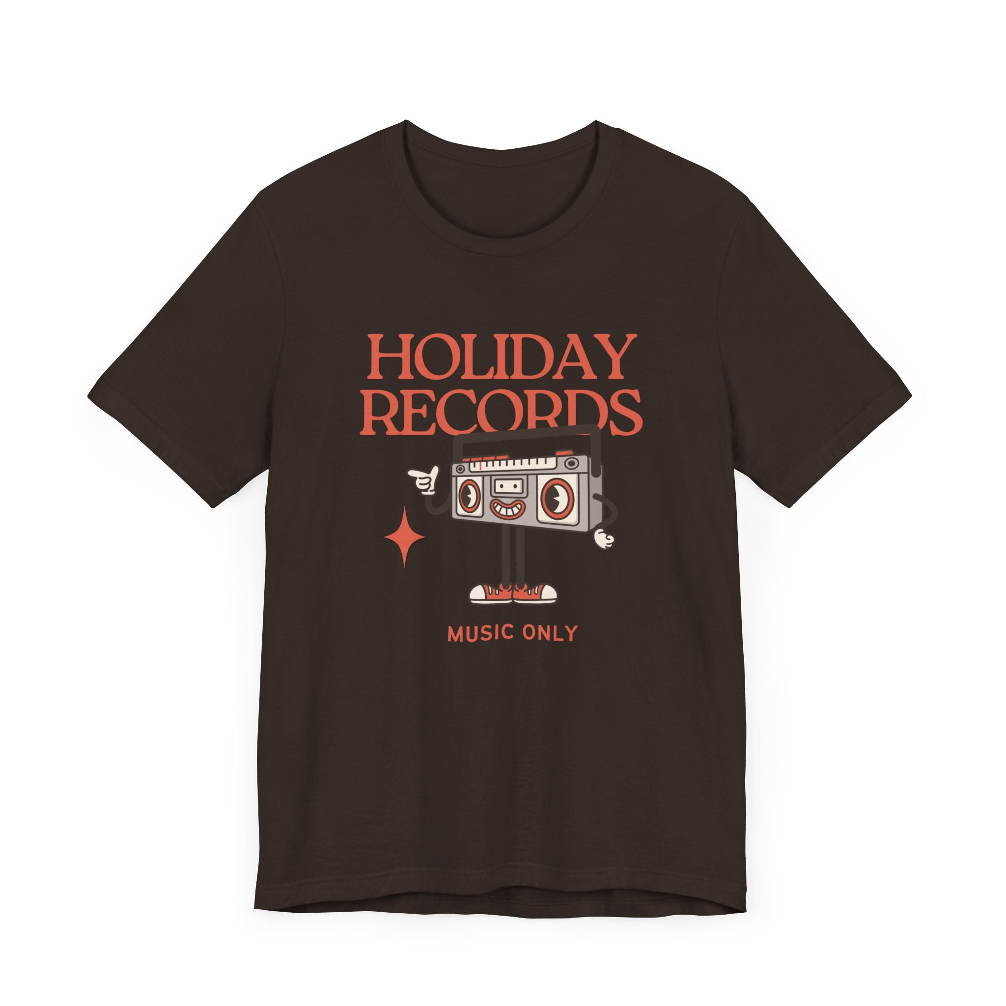 Holiday Records Music Only Unisex Tee - Retro Vibe T-Shirt for Music Lovers