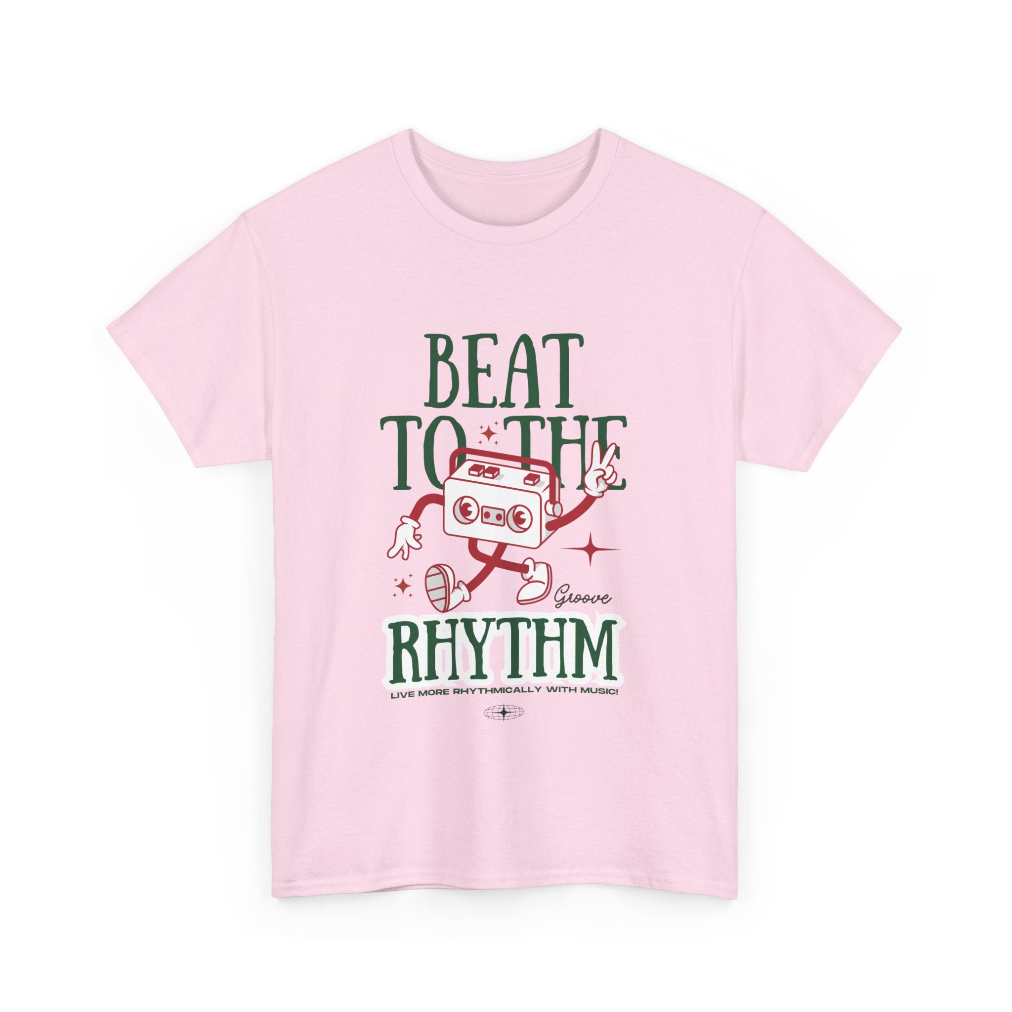 Beat to the Rhythm - Fun Music Graphic T-Shirt for Music Lovers