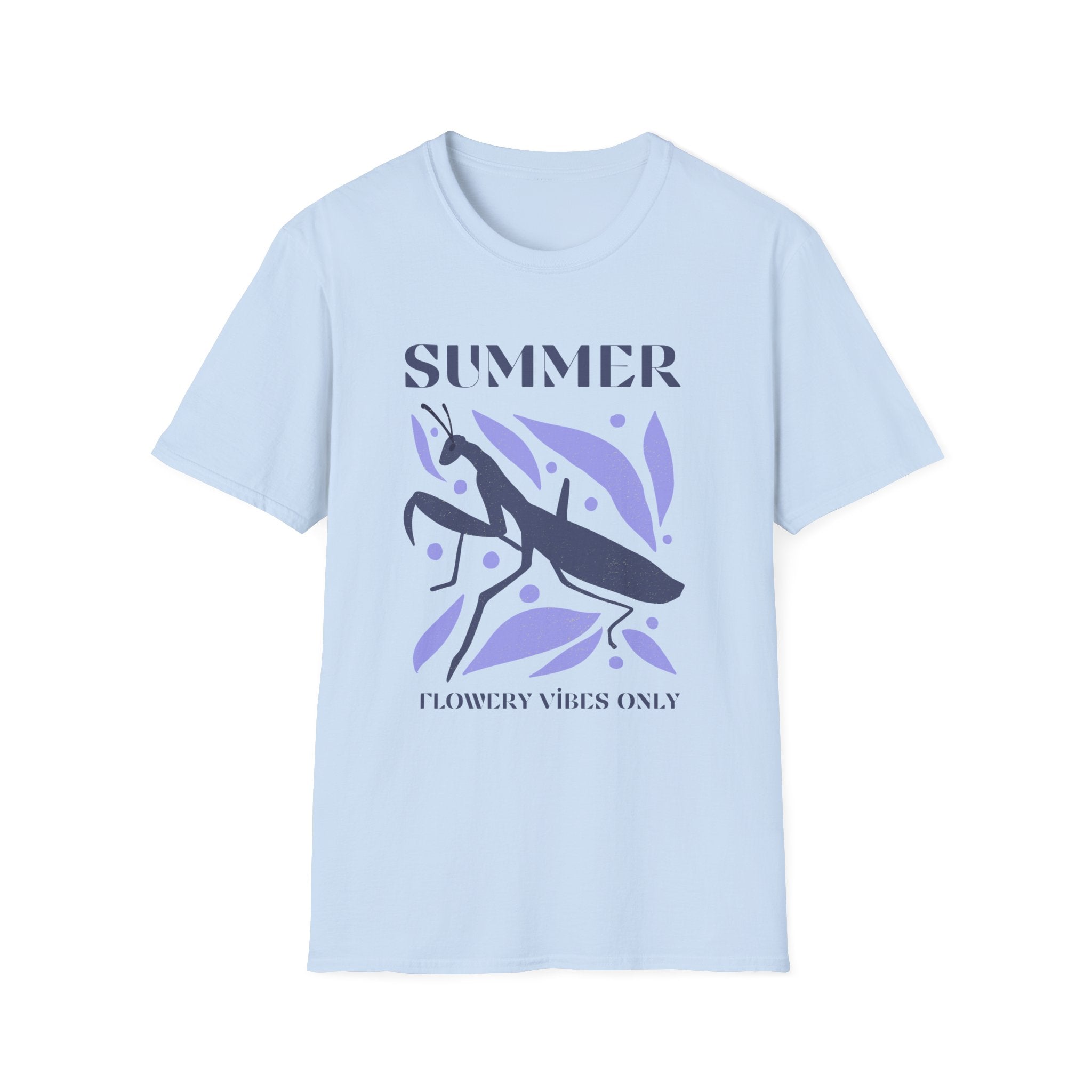 Summer Flower Vibes Unisex Softstyle T-Shirt