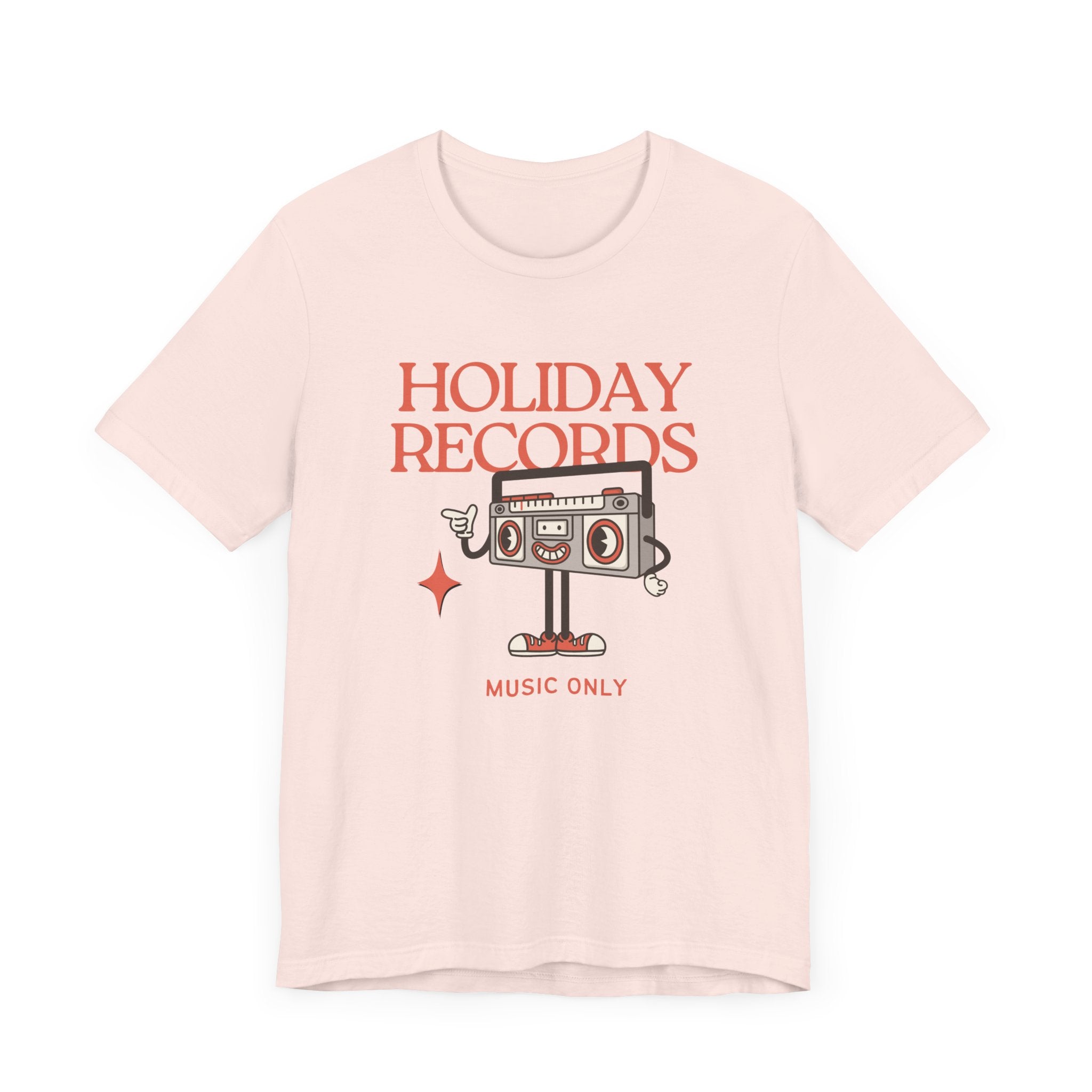Holiday Records Music Only Unisex Tee - Retro Vibe T-Shirt for Music Lovers