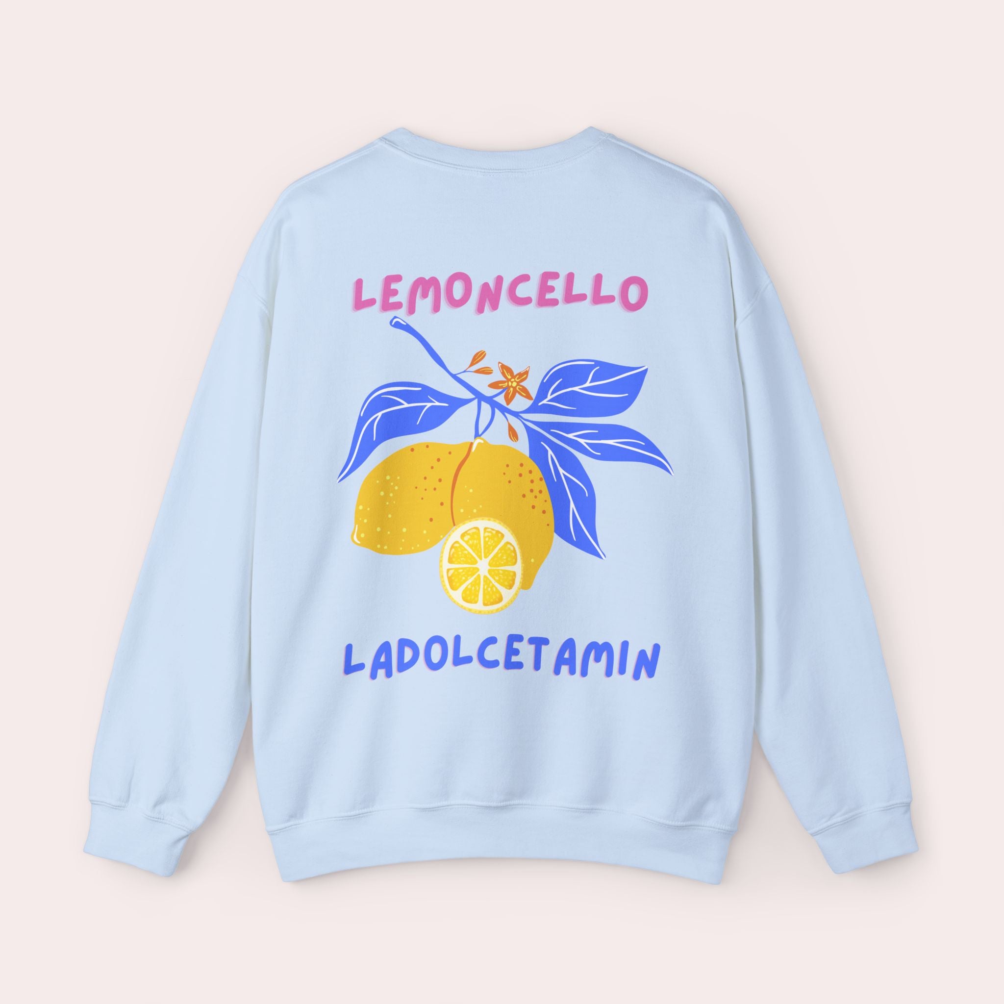 Limoncello Graphic Crewneck Sweatshirt - Casual Unisex Fashion
