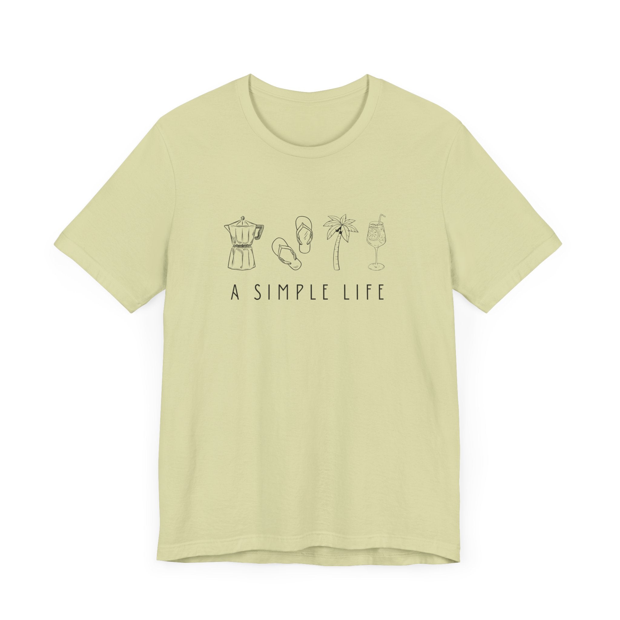 A Simple Life Unisex Jersey Tee - Relaxed Fit Casual T-Shirt
