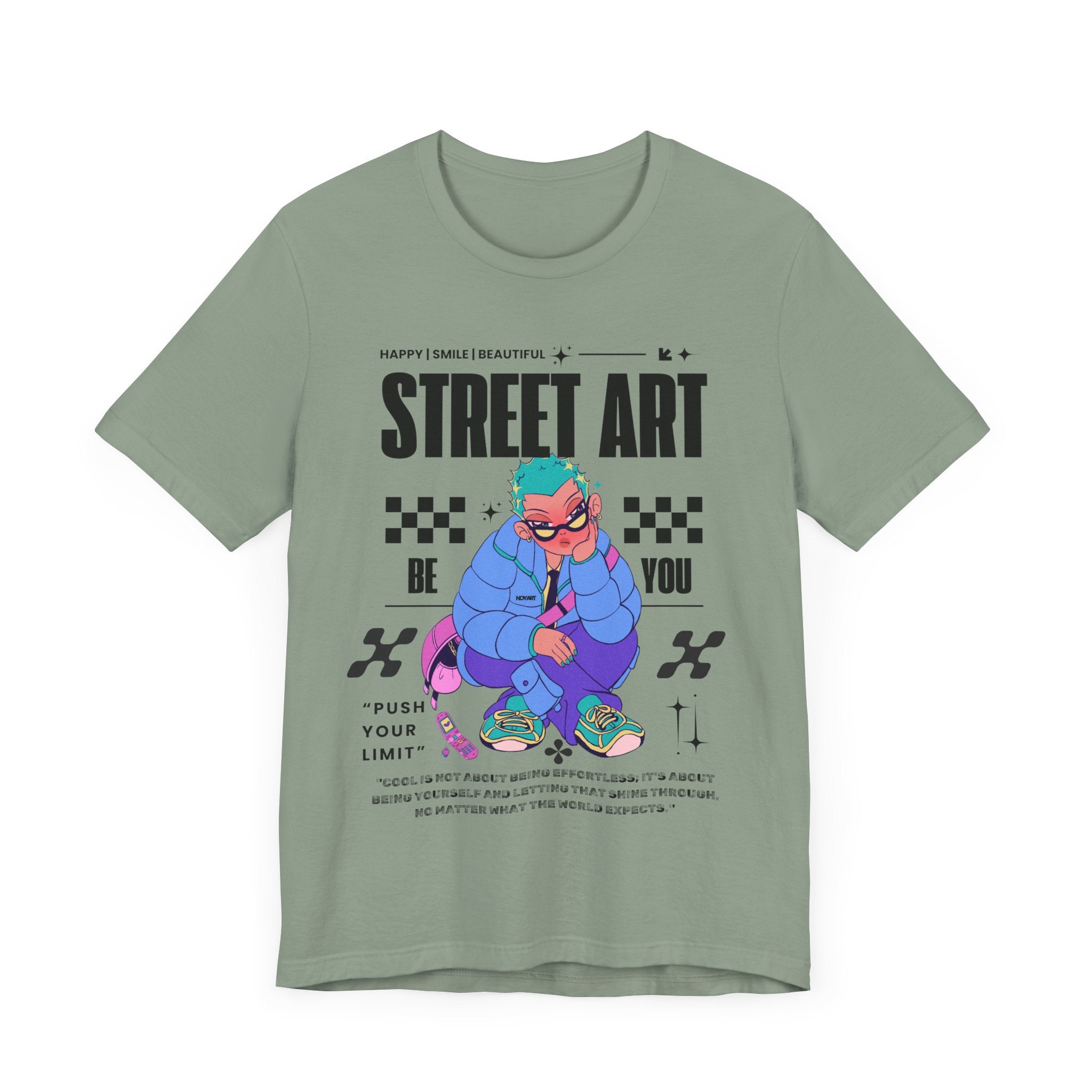 Street Art Inspiration Unisex Tee - Be You, Push Your Limit