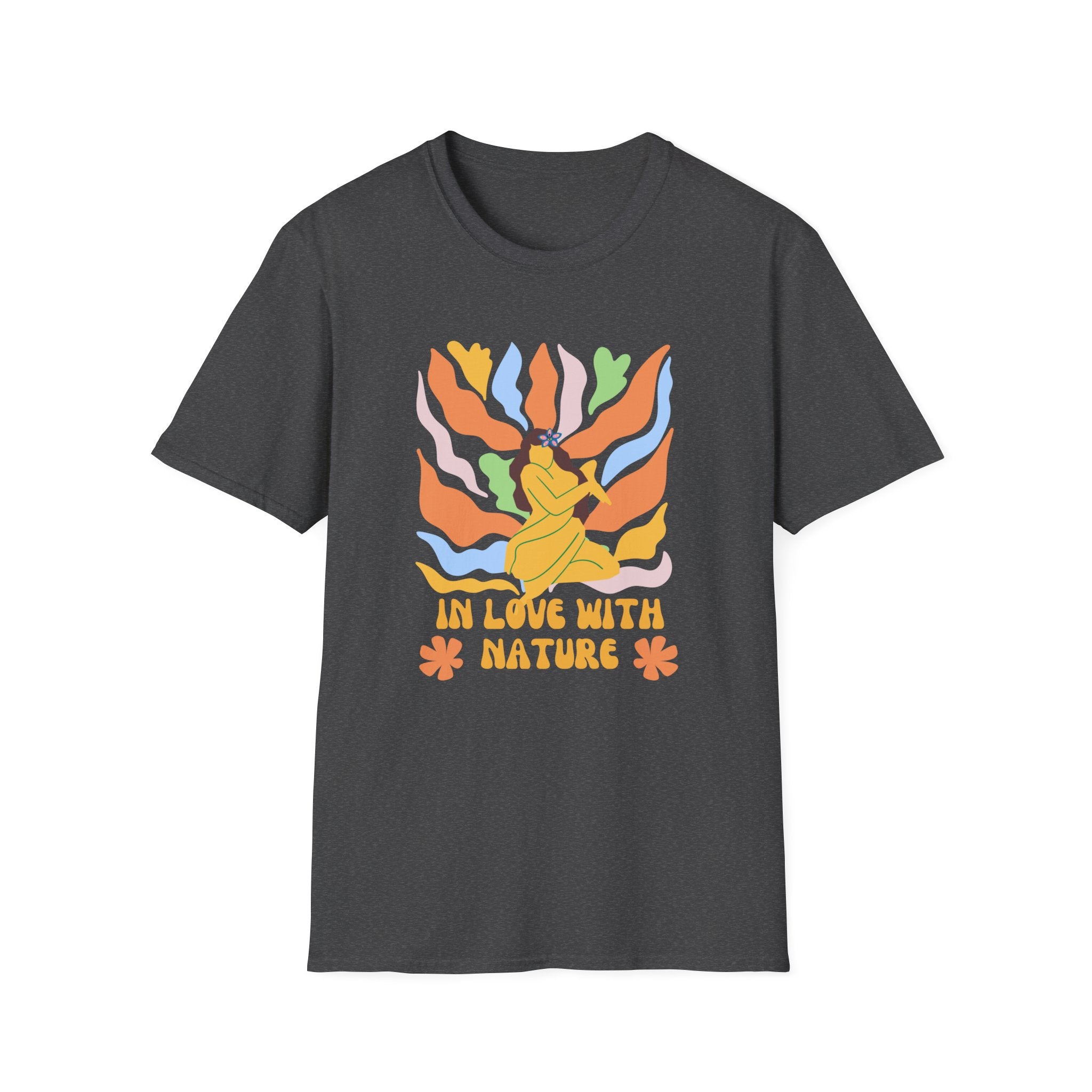 In Love With Nature,Eco-Friendly Tee,Unisex Softstyle T-Shirt