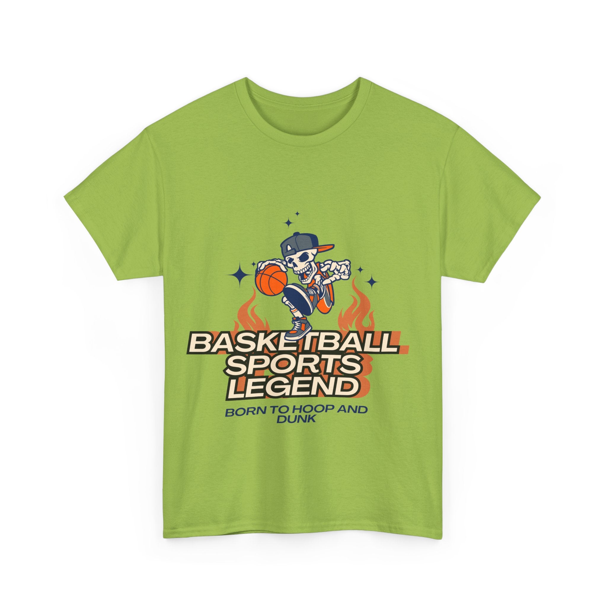 Born to Drop and Dunk, Basketball Legend Heavy Cotton Tee
