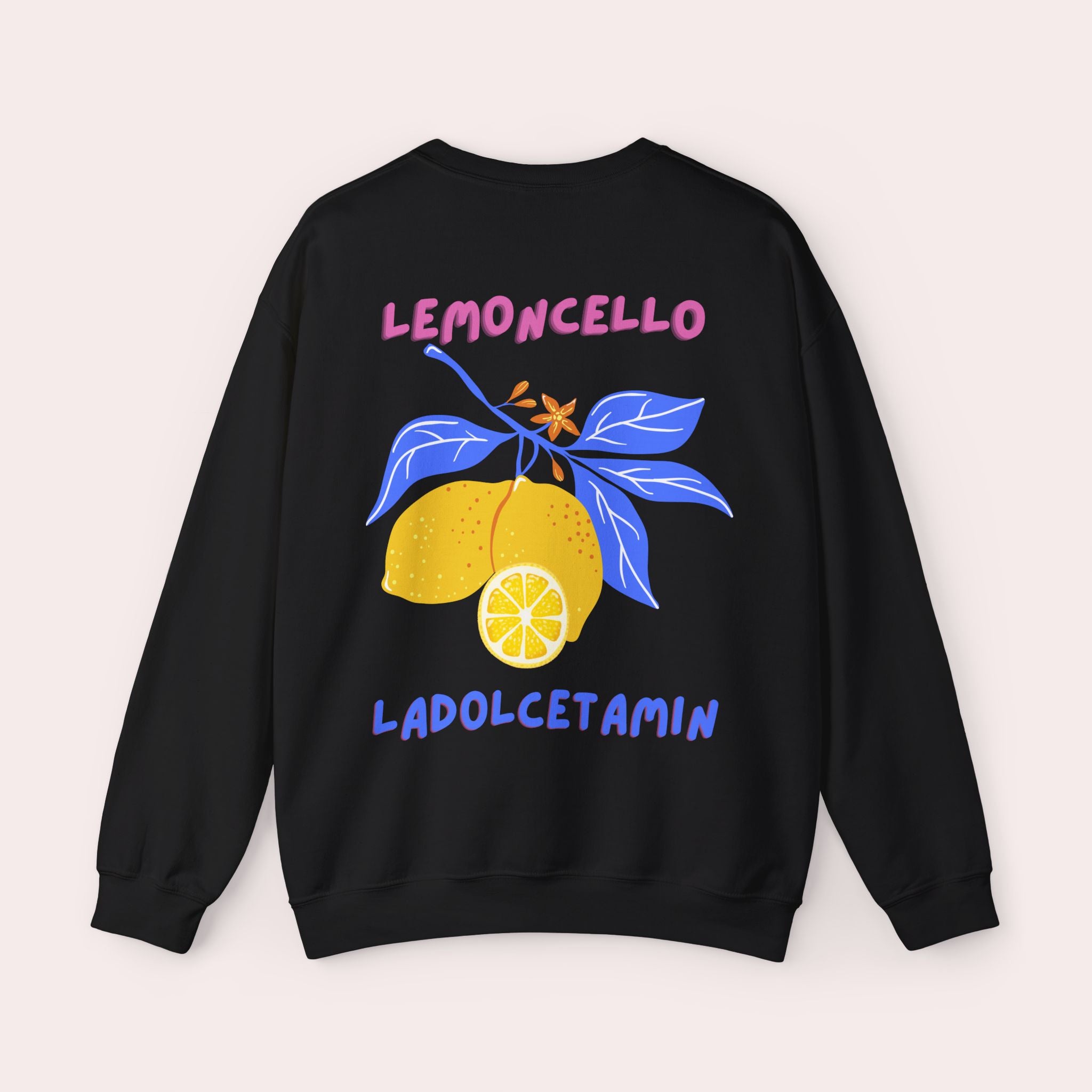 Limoncello Graphic Crewneck Sweatshirt - Casual Unisex Fashion