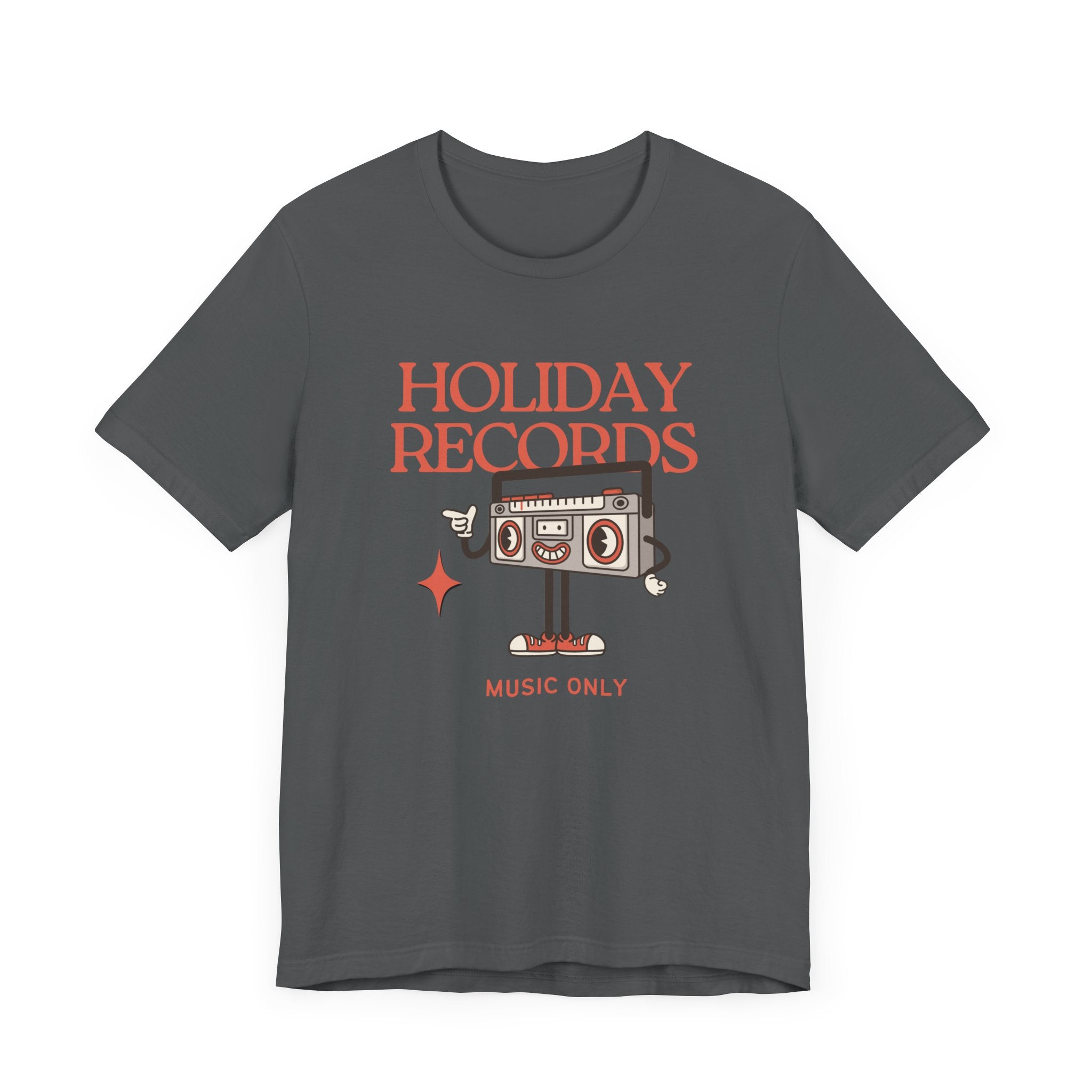 Holiday Records Music Only Unisex Tee - Retro Vibe T-Shirt for Music Lovers