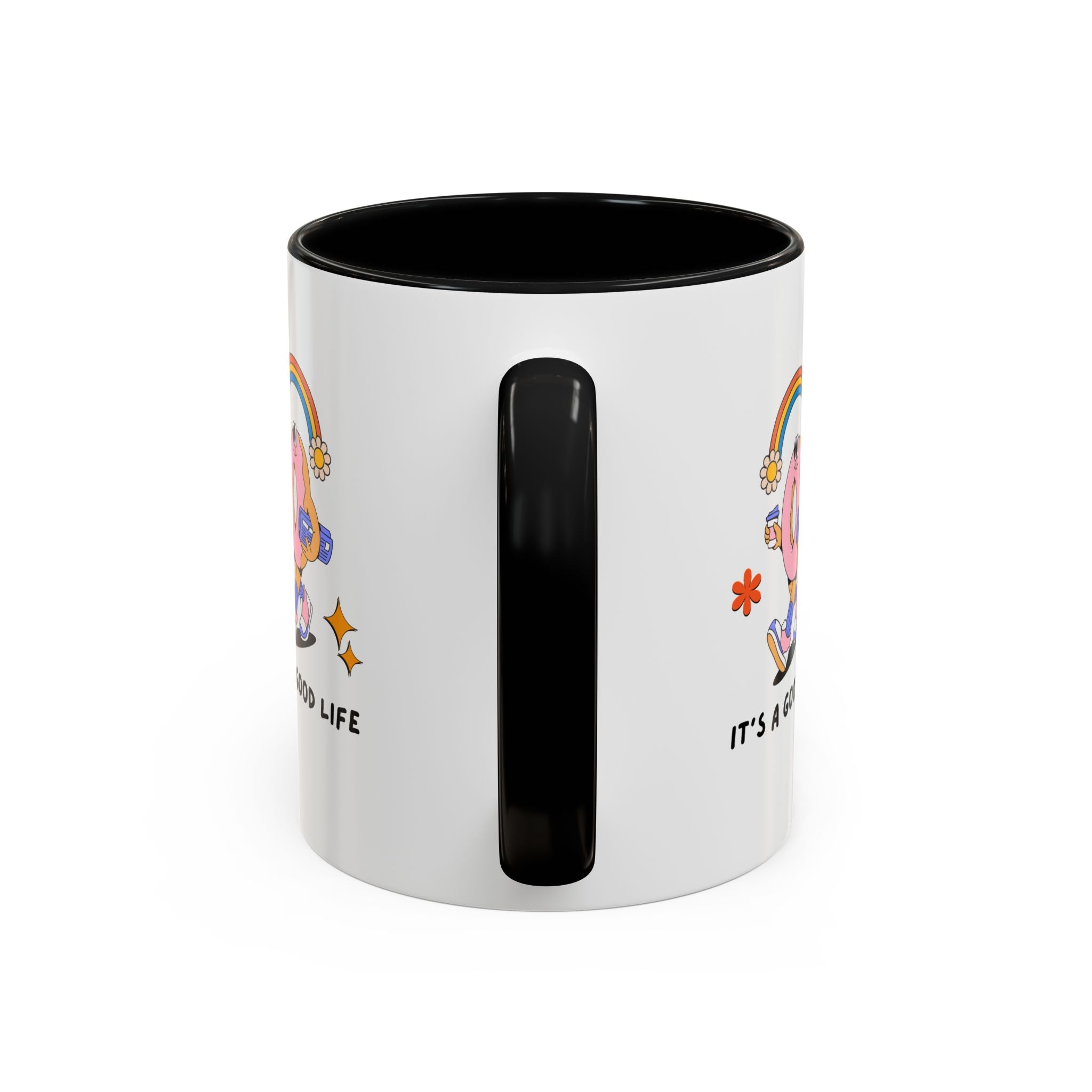 Whimsical Coffee Mug - "It's a Good Life" Design