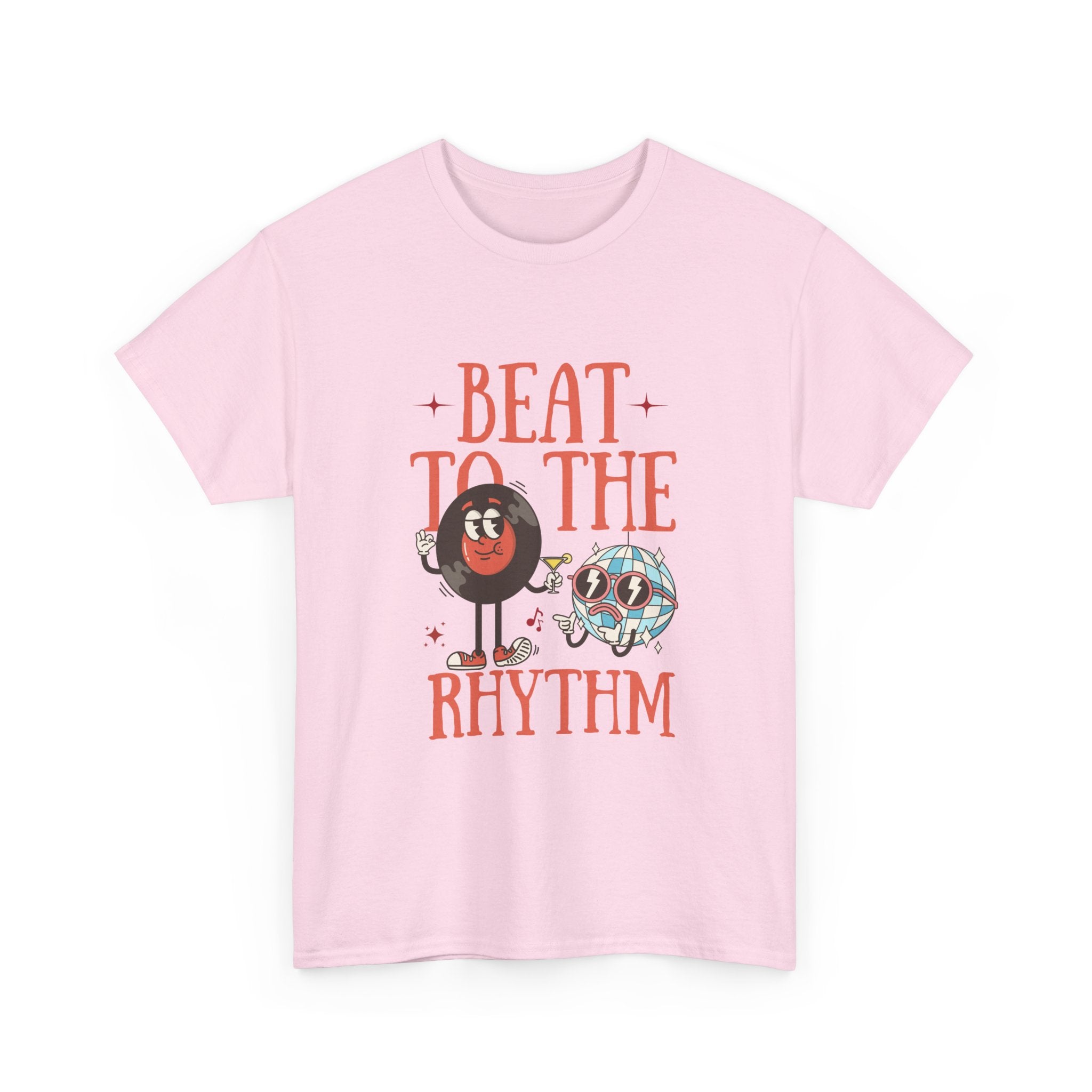 Beat to the Rhythm Unisex Heavy Cotton Tee - Fun Graphic Music T-Shirt