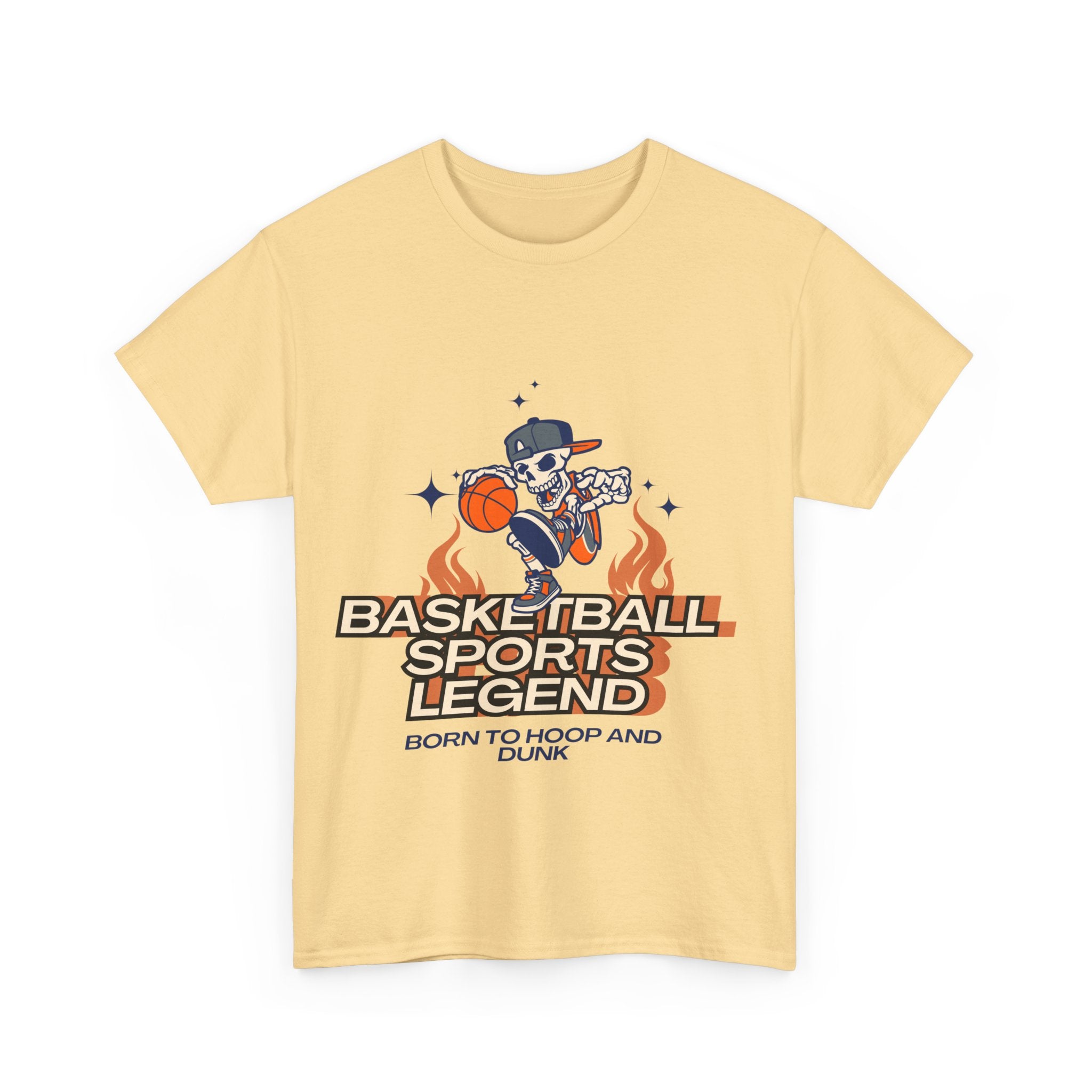 Born to Drop and Dunk, Basketball Legend Heavy Cotton Tee