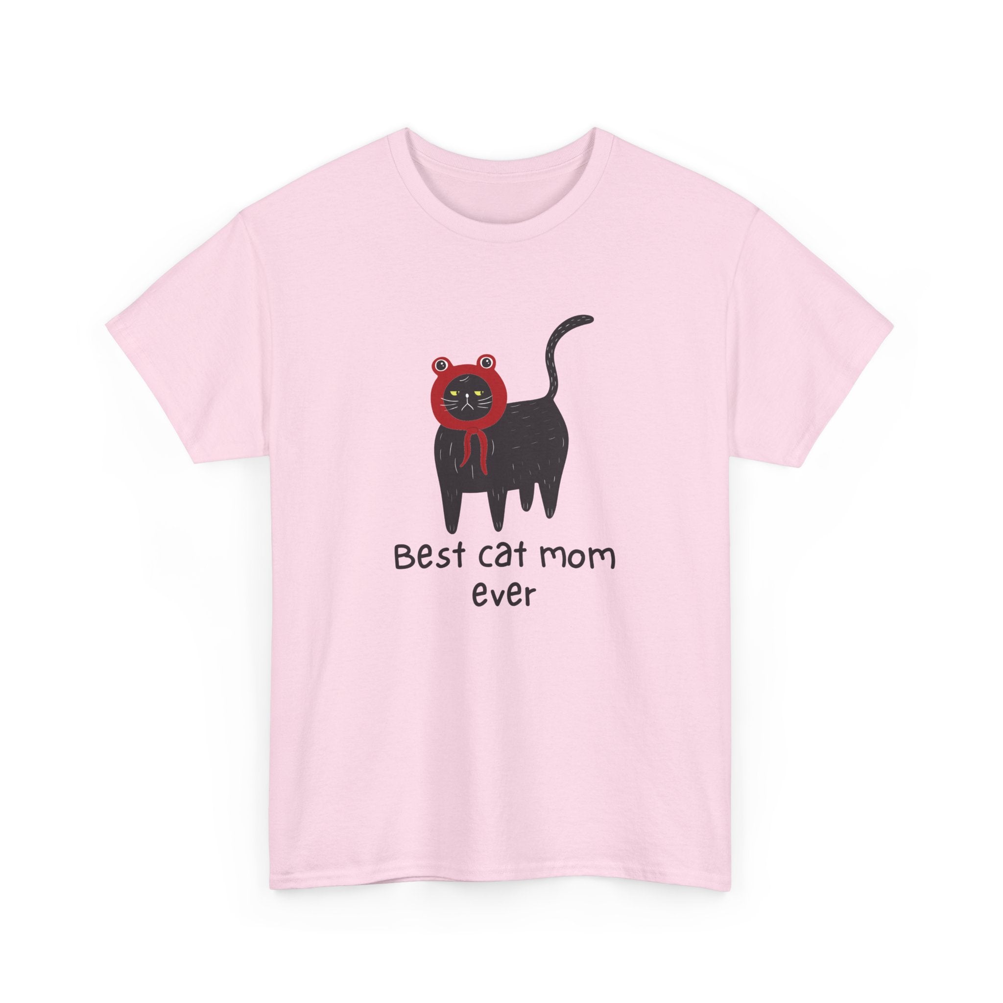 Best Cat Mom Ever Unisex Heavy Cotton Tee - Fun Gift for Cat Lovers
