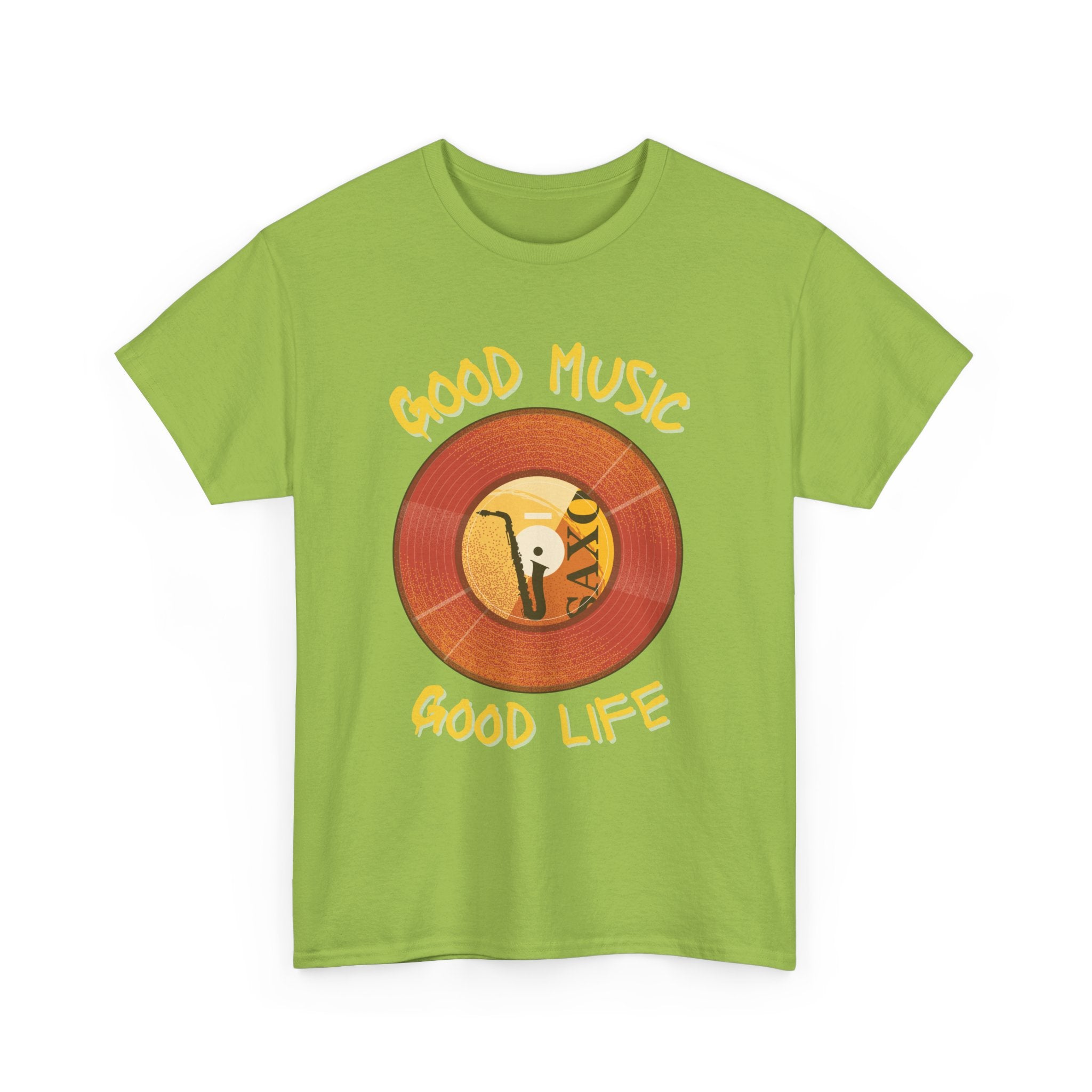 Good Music Good Life Unisex Heavy Cotton Tee