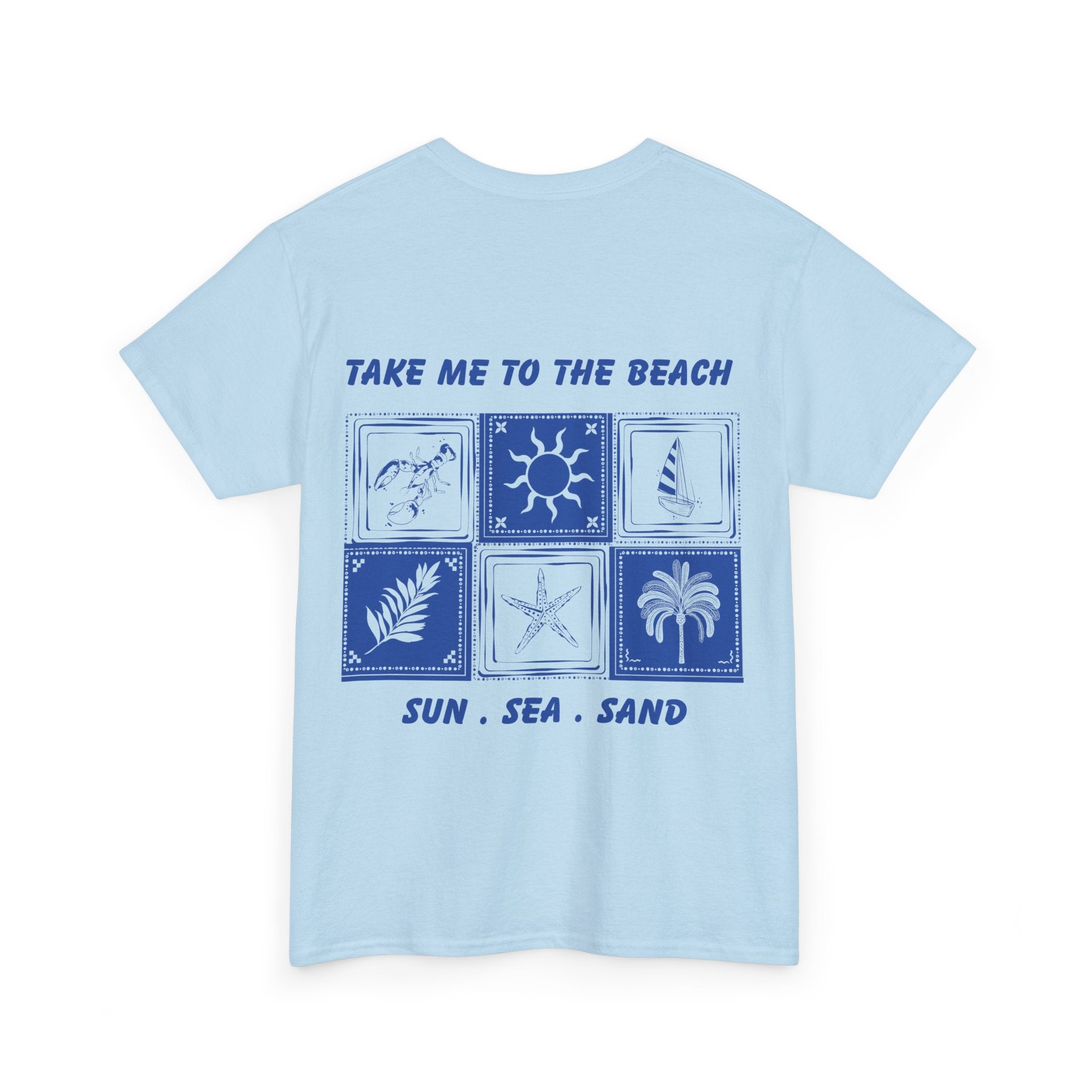 Take me to the beach, Beach Vibe Unisex Heavy Cotton Tee, Summer Tee, Vacation Shirt