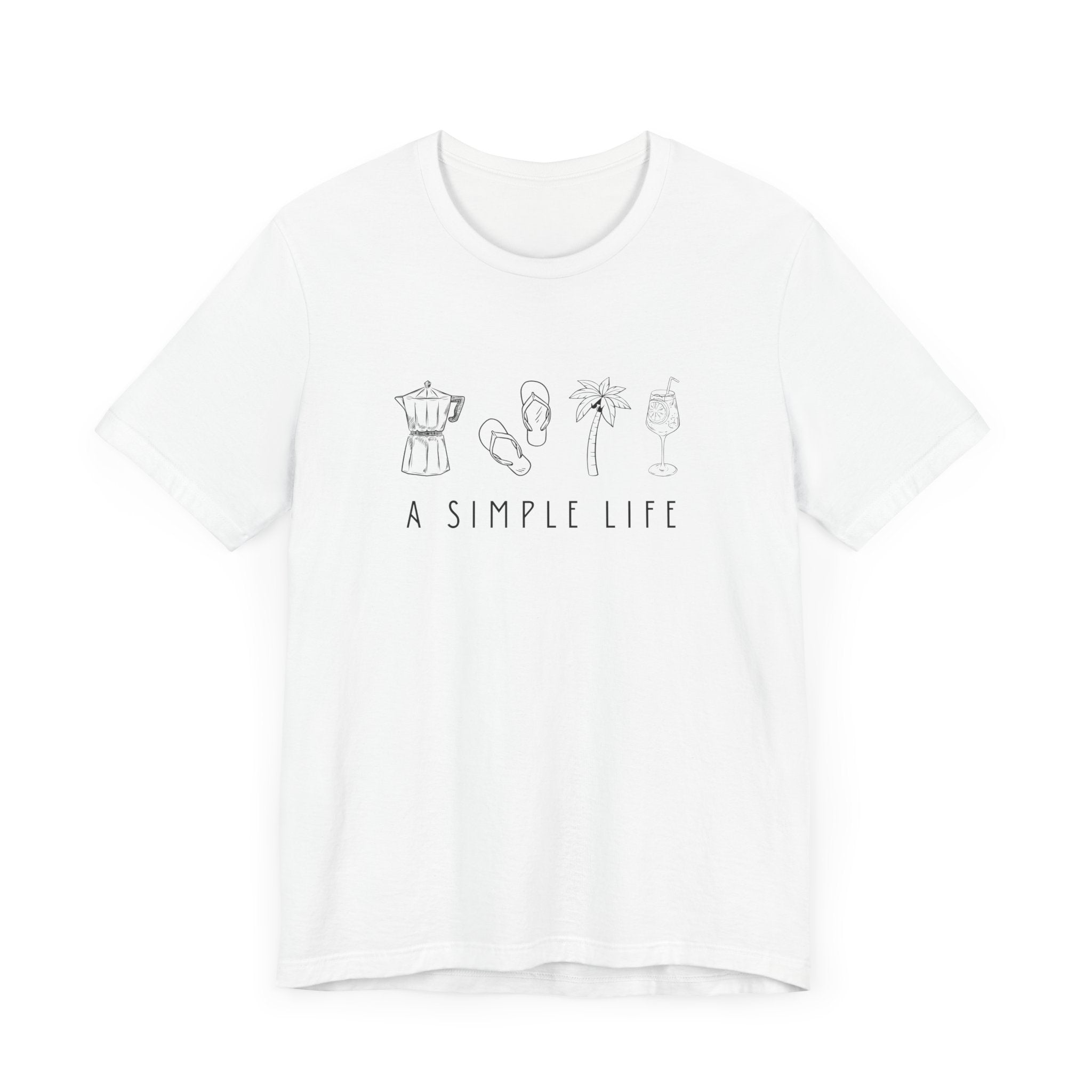 A Simple Life Unisex Jersey Tee - Relaxed Fit Casual T-Shirt