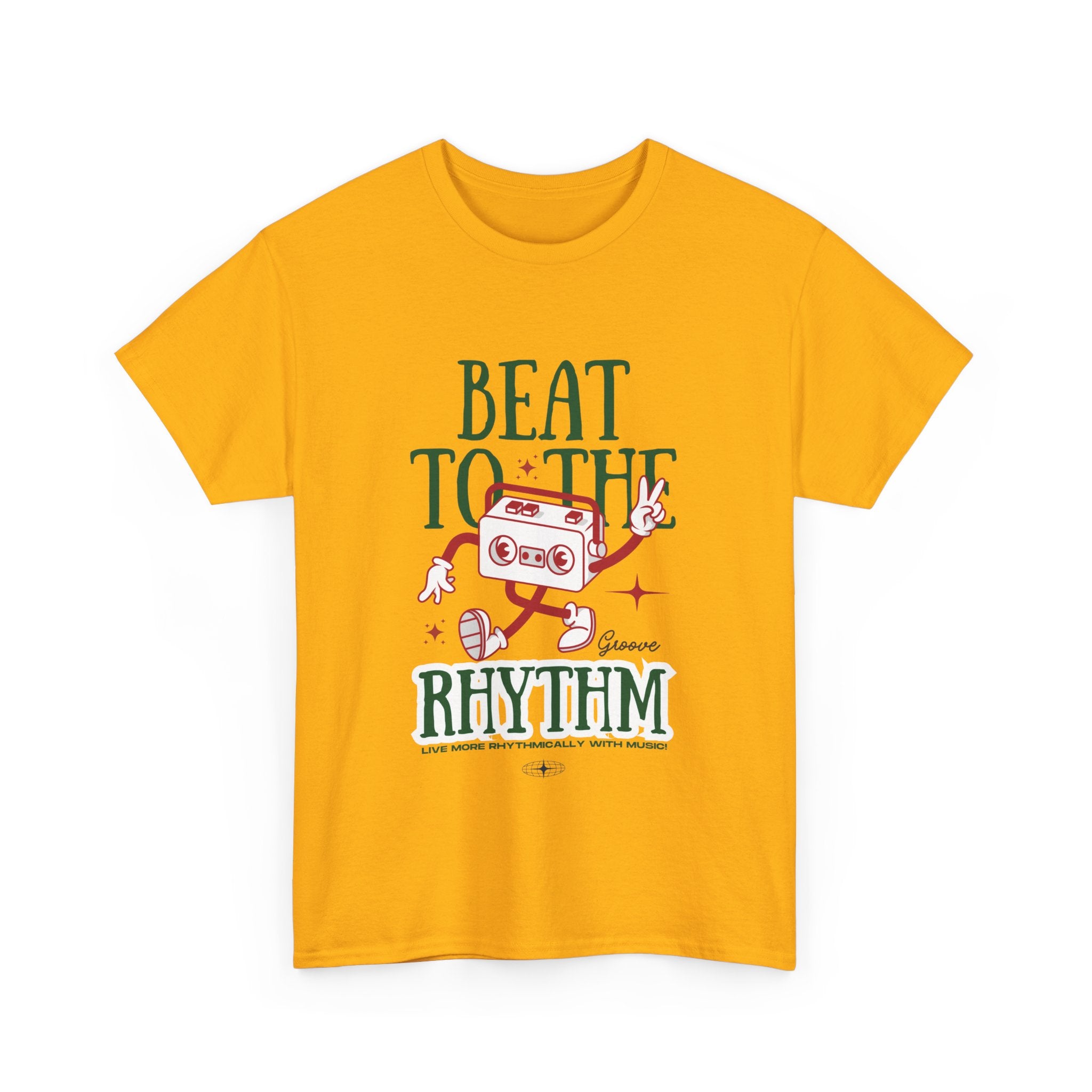 Beat to the Rhythm - Fun Music Graphic T-Shirt for Music Lovers