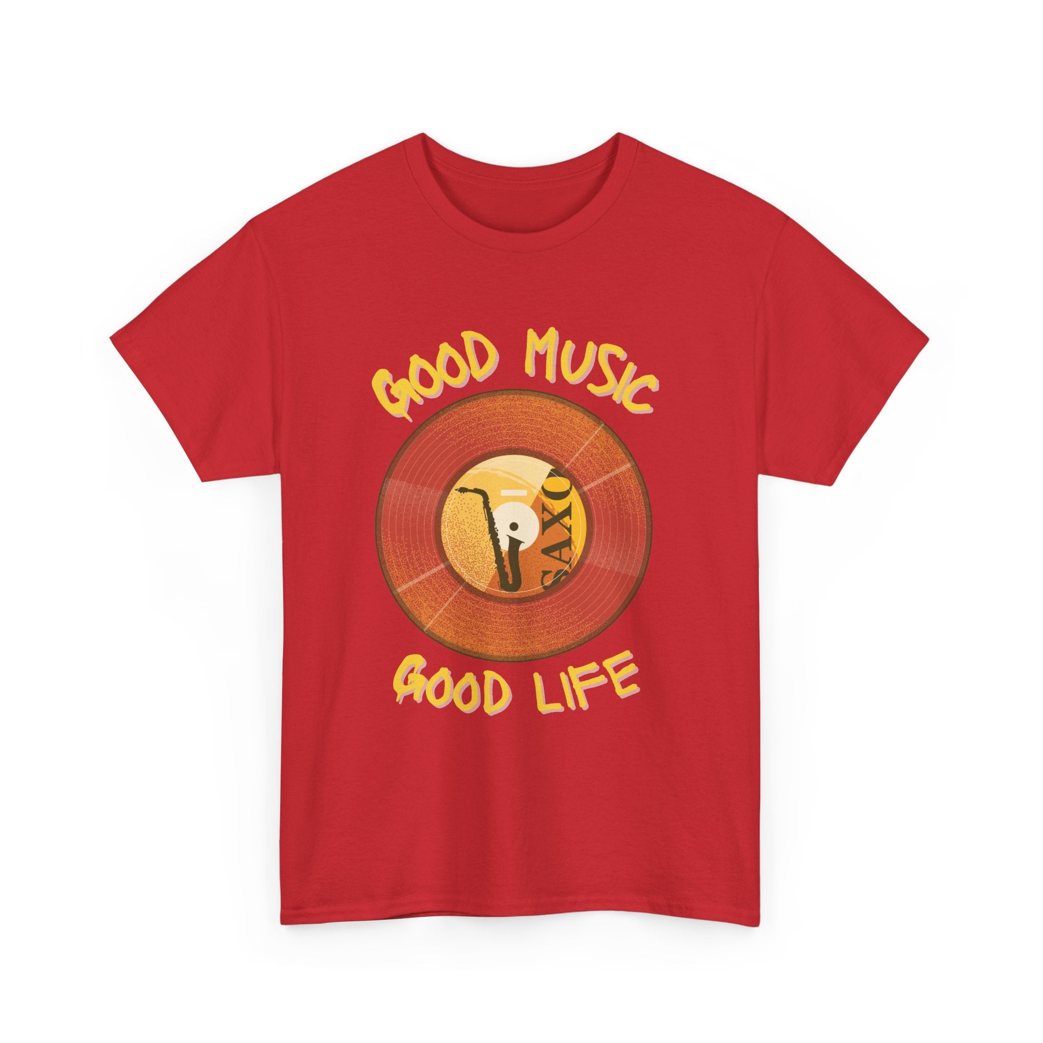 Good Music Good Life Unisex Heavy Cotton Tee