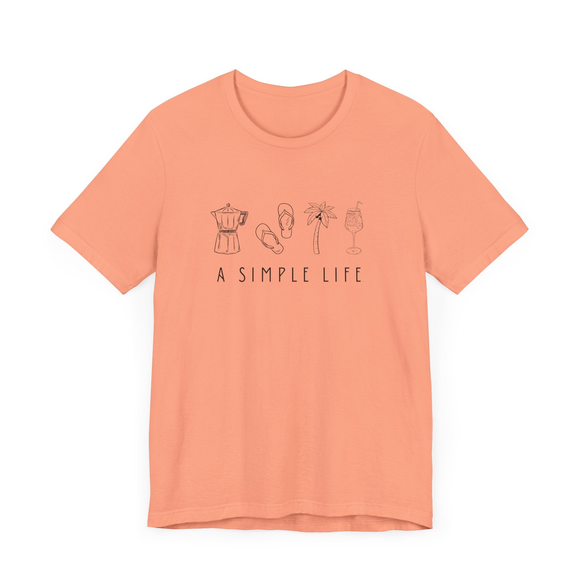 A Simple Life Unisex Jersey Tee - Relaxed Fit Casual T-Shirt
