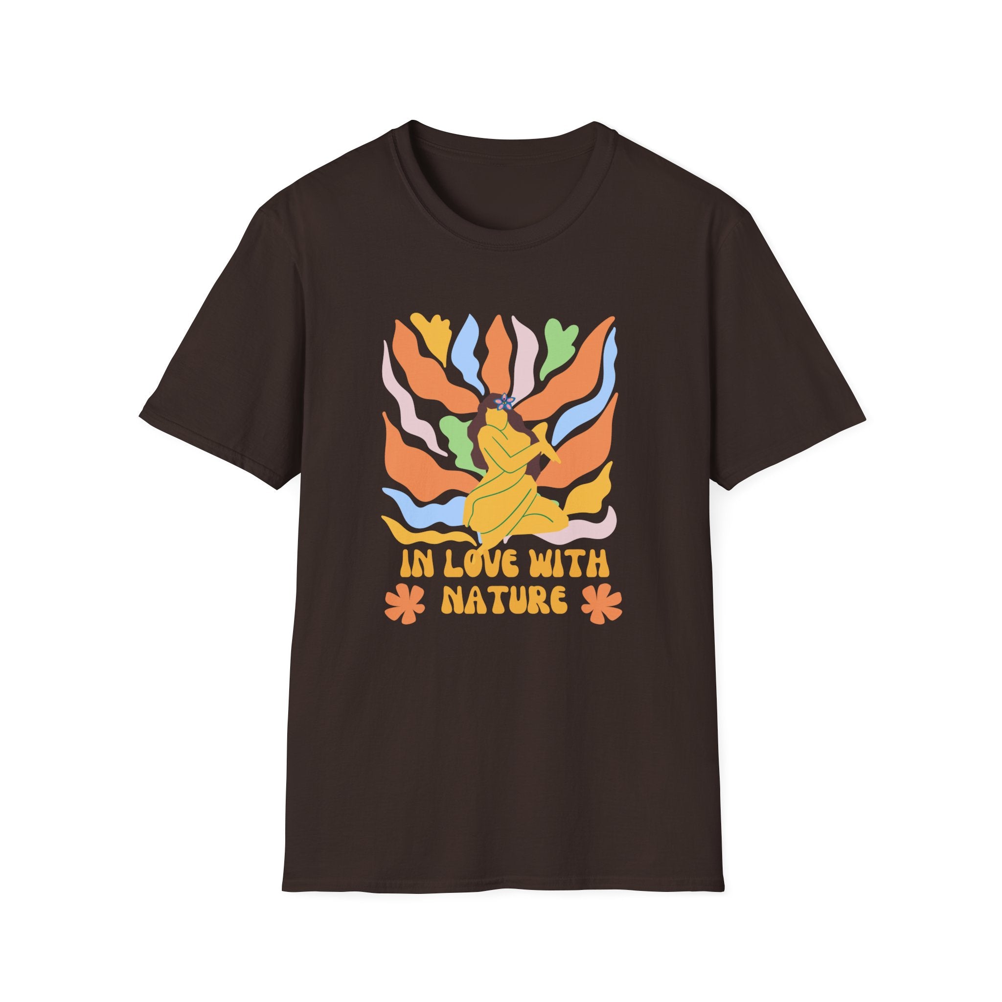 In Love With Nature,Eco-Friendly Tee,Unisex Softstyle T-Shirt
