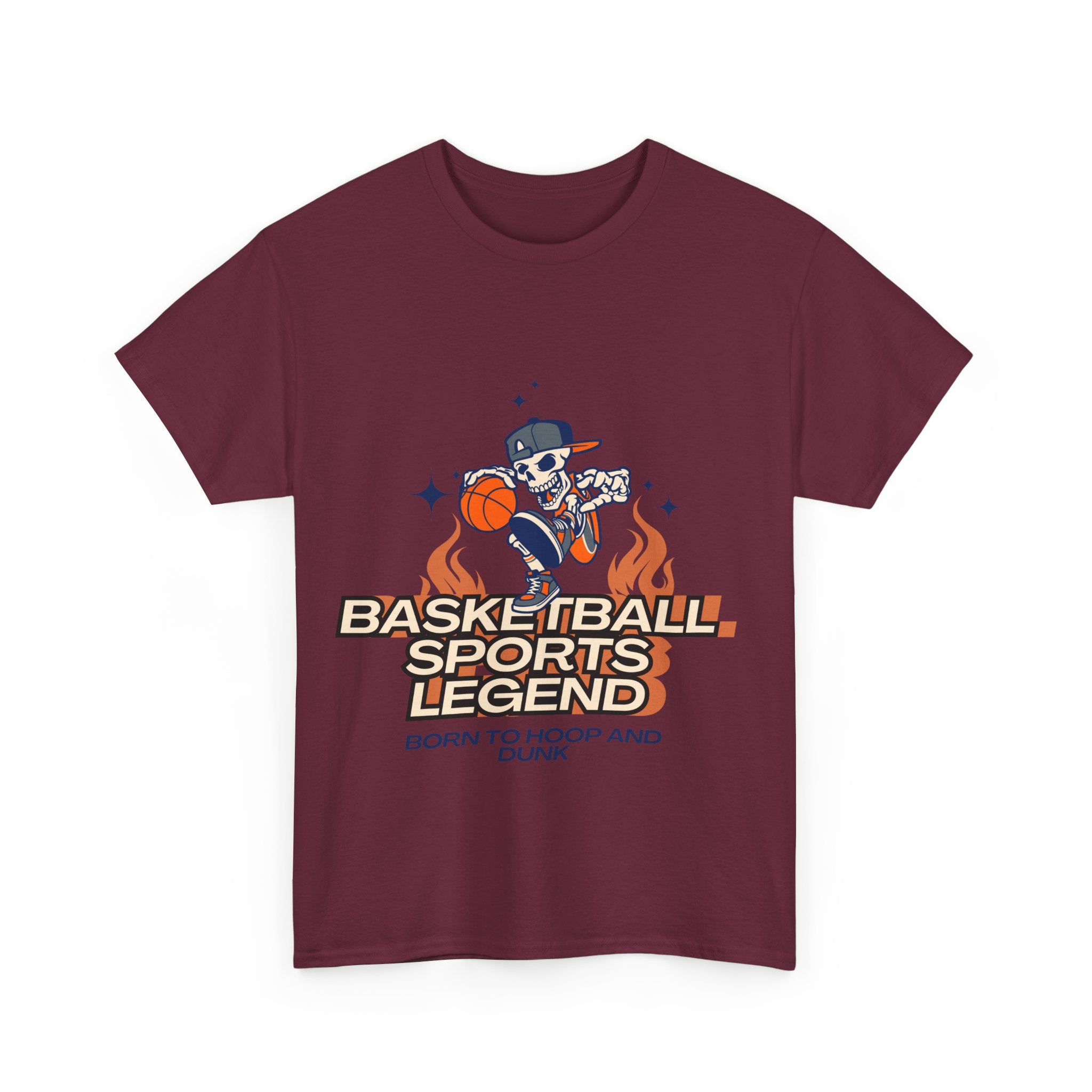 Born to Drop and Dunk, Basketball Legend Heavy Cotton Tee