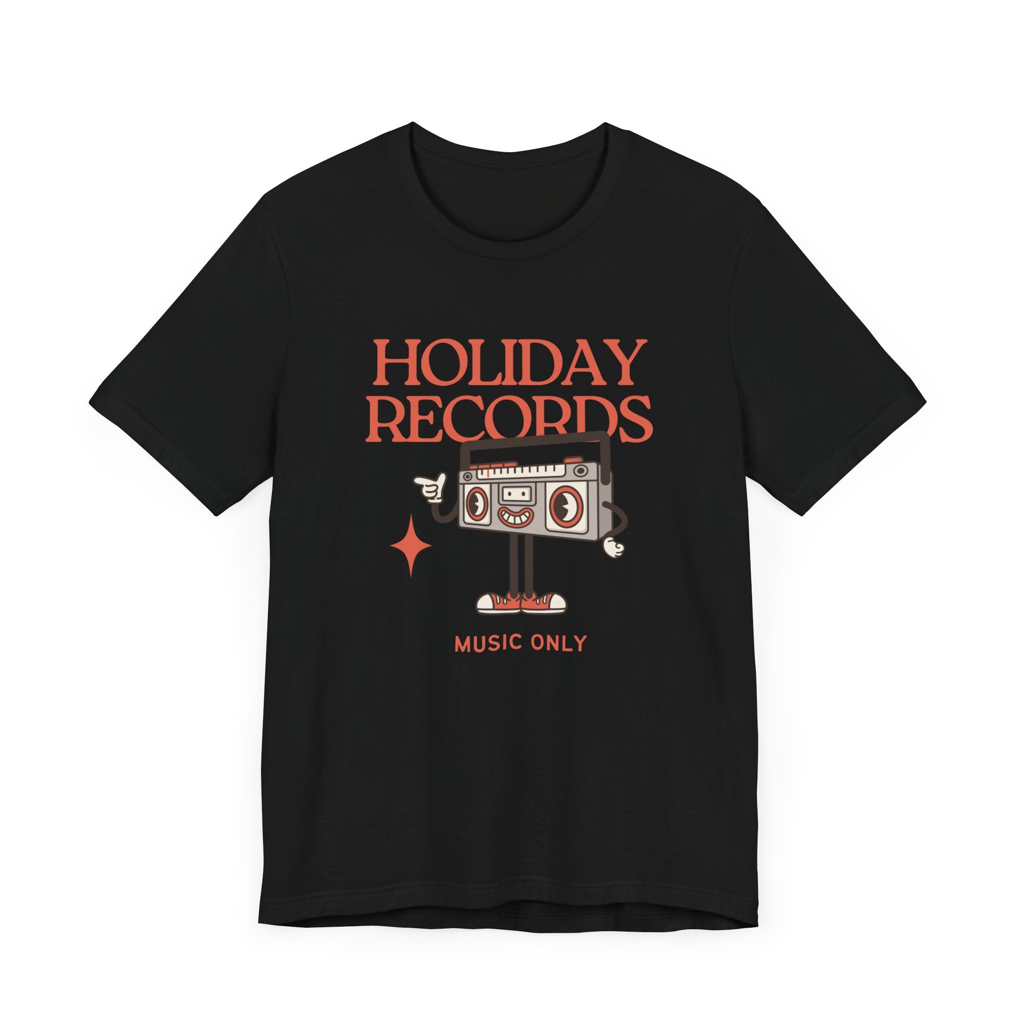 Holiday Records Music Only Unisex Tee - Retro Vibe T-Shirt for Music Lovers