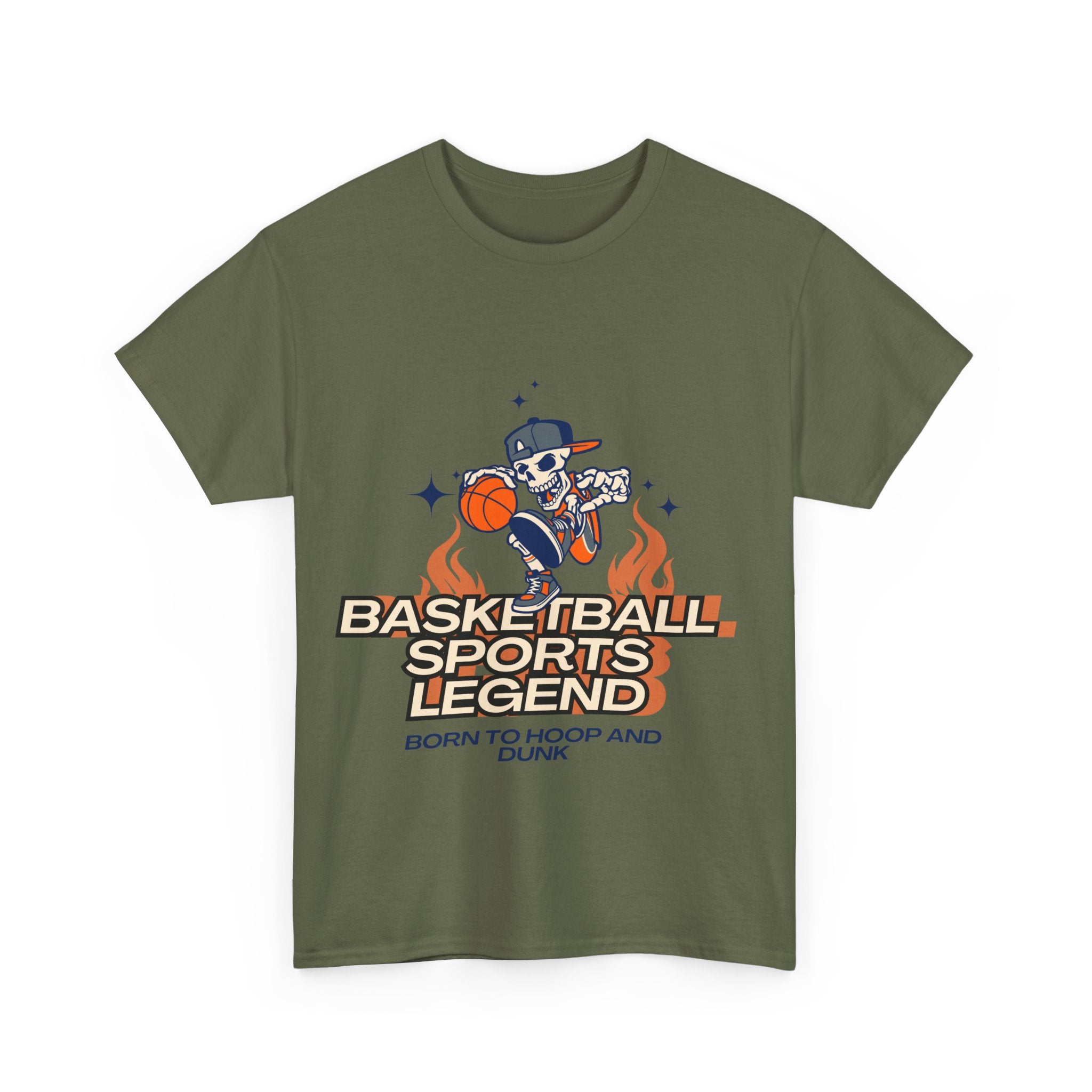 Born to Drop and Dunk, Basketball Legend Heavy Cotton Tee