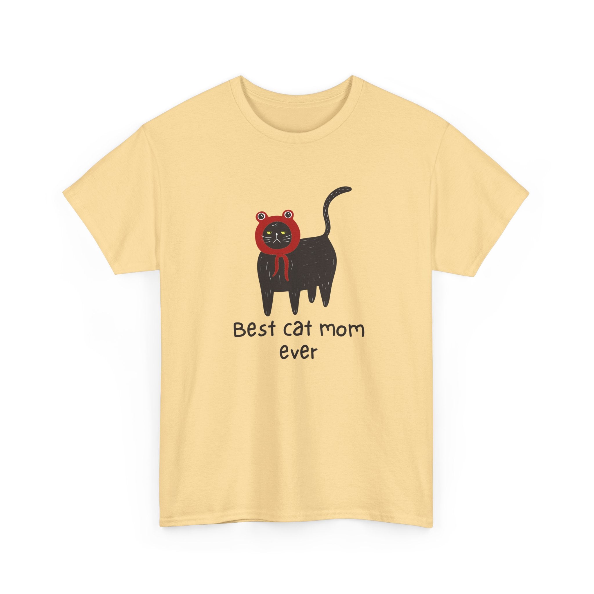Best Cat Mom Ever Unisex Heavy Cotton Tee - Fun Gift for Cat Lovers