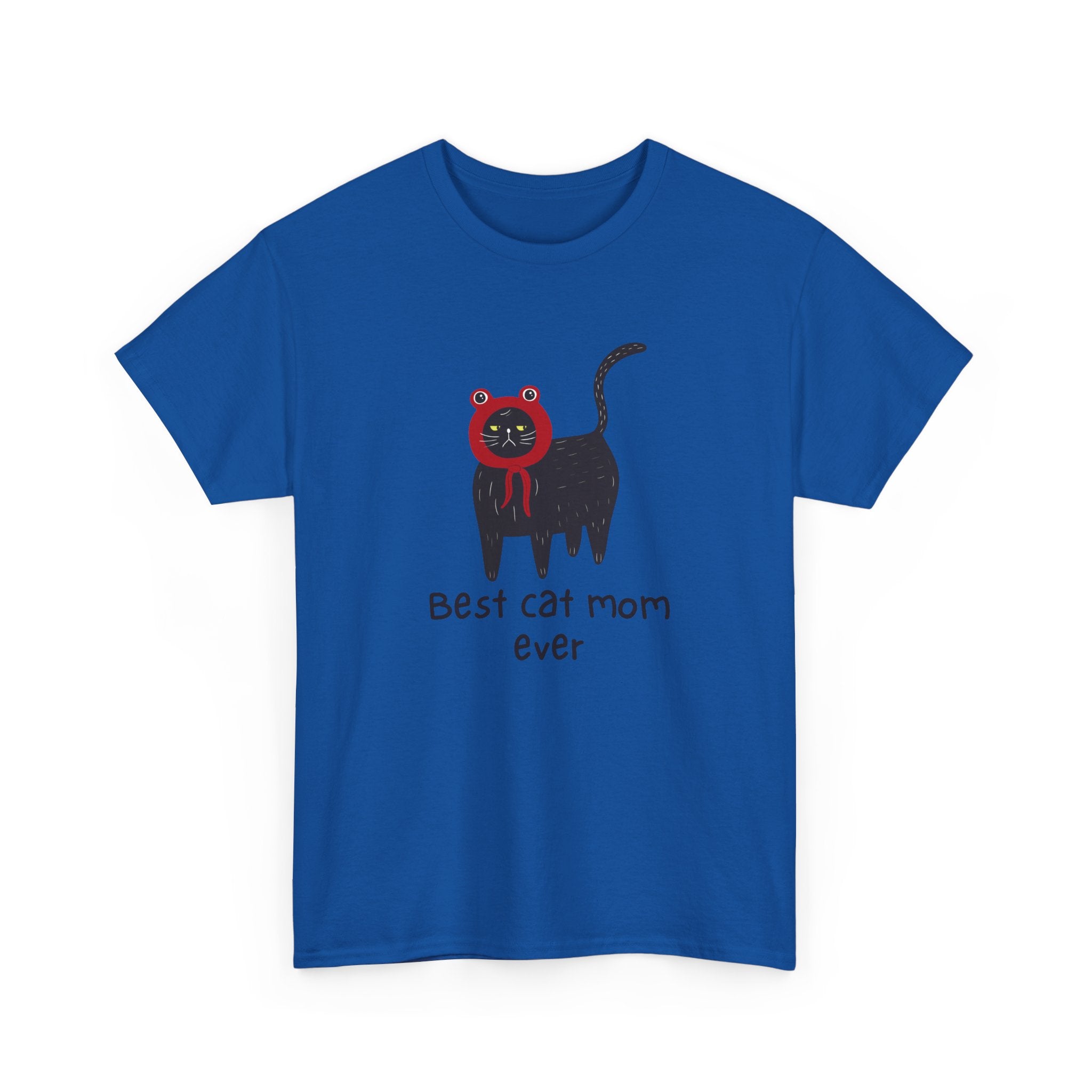 Best Cat Mom Ever Unisex Heavy Cotton Tee - Fun Gift for Cat Lovers