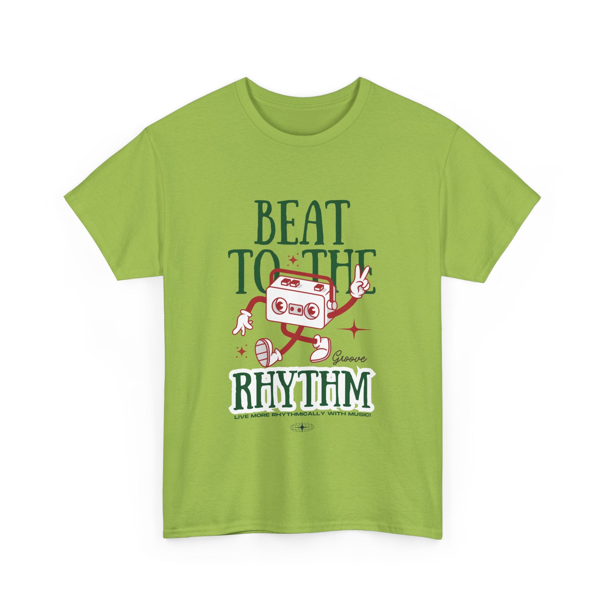 Beat to the Rhythm - Fun Music Graphic T-Shirt for Music Lovers