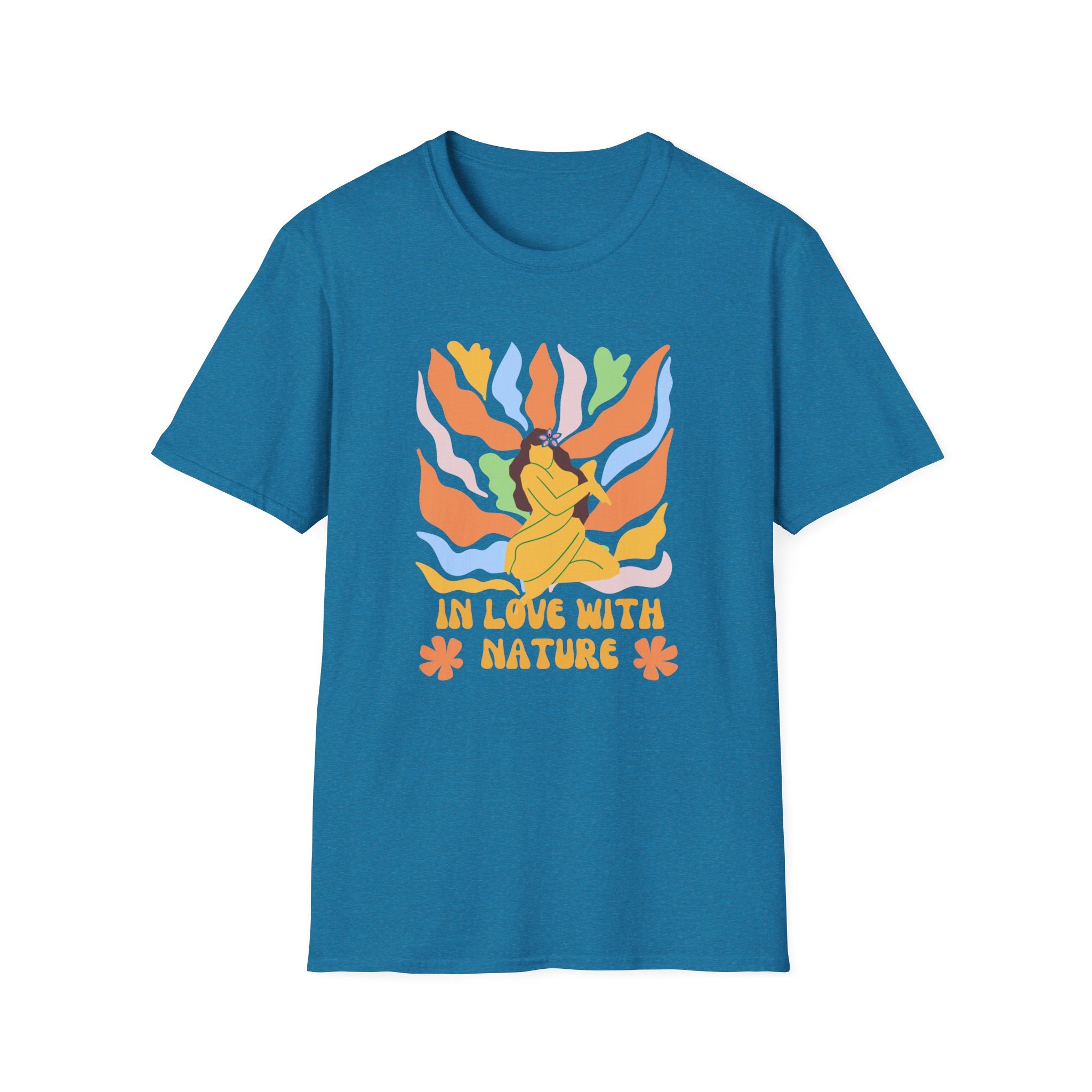 In Love With Nature,Eco-Friendly Tee,Unisex Softstyle T-Shirt