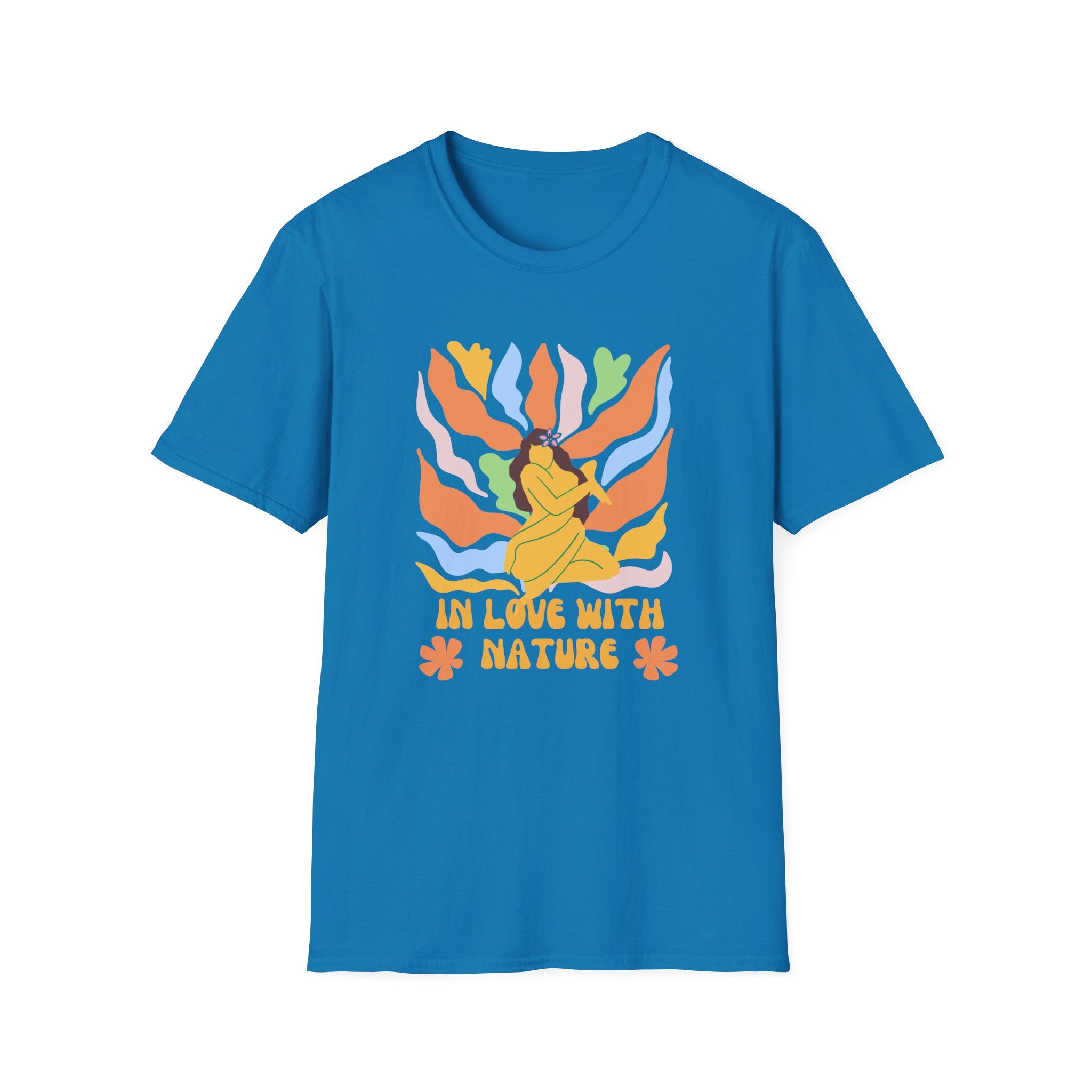 In Love With Nature,Eco-Friendly Tee,Unisex Softstyle T-Shirt