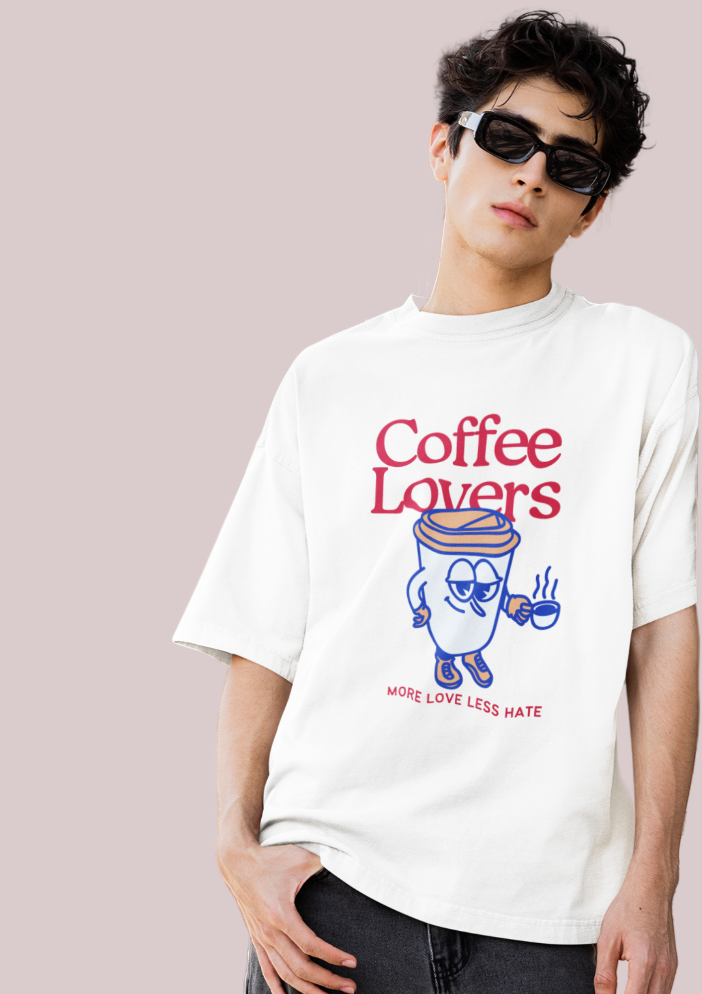 Coffee Lovers Unisex Jersey T-shirt - More Love Less Hate