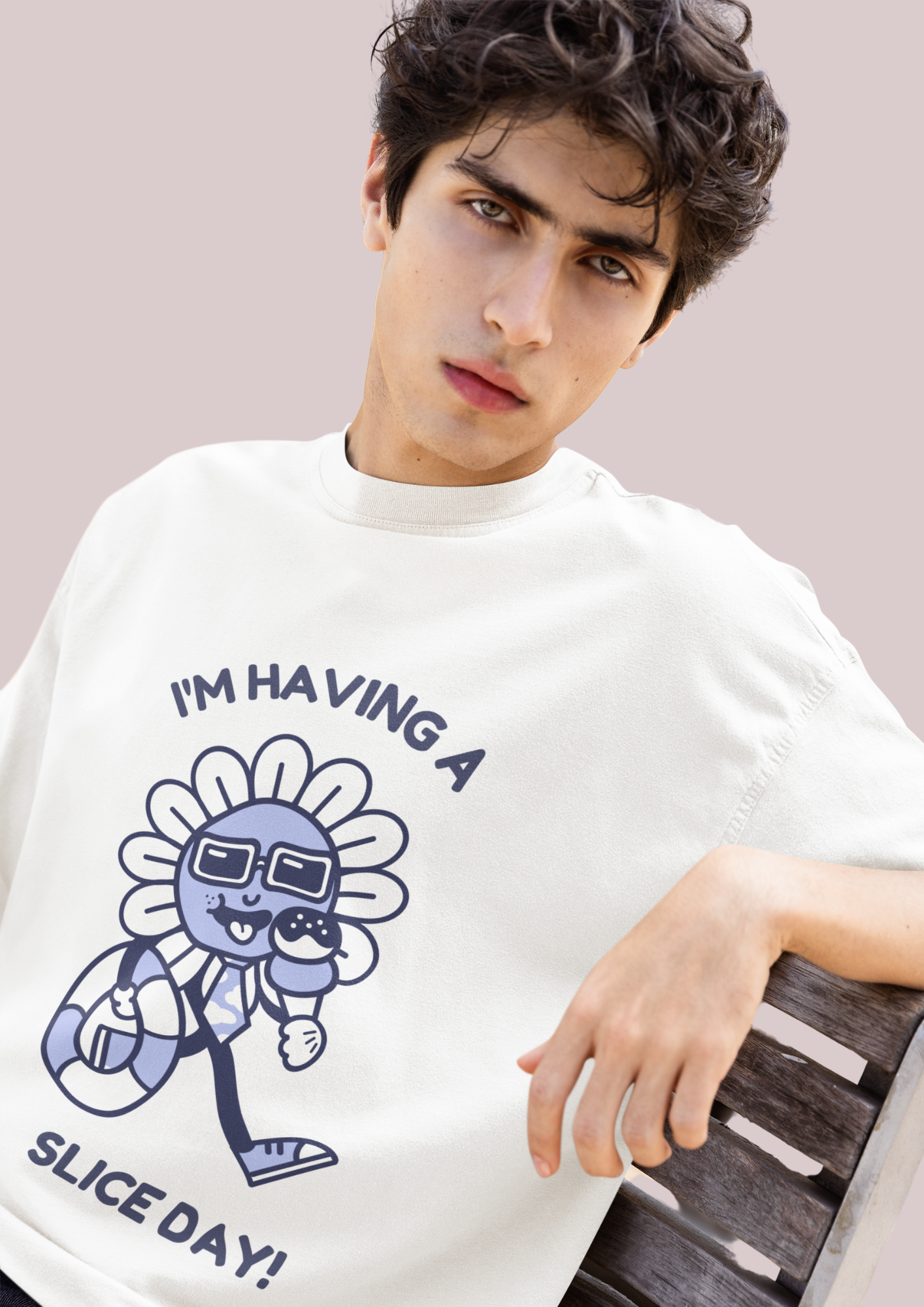 I'm Having A Slice Day! - Playful Summer Vibe T-shirt