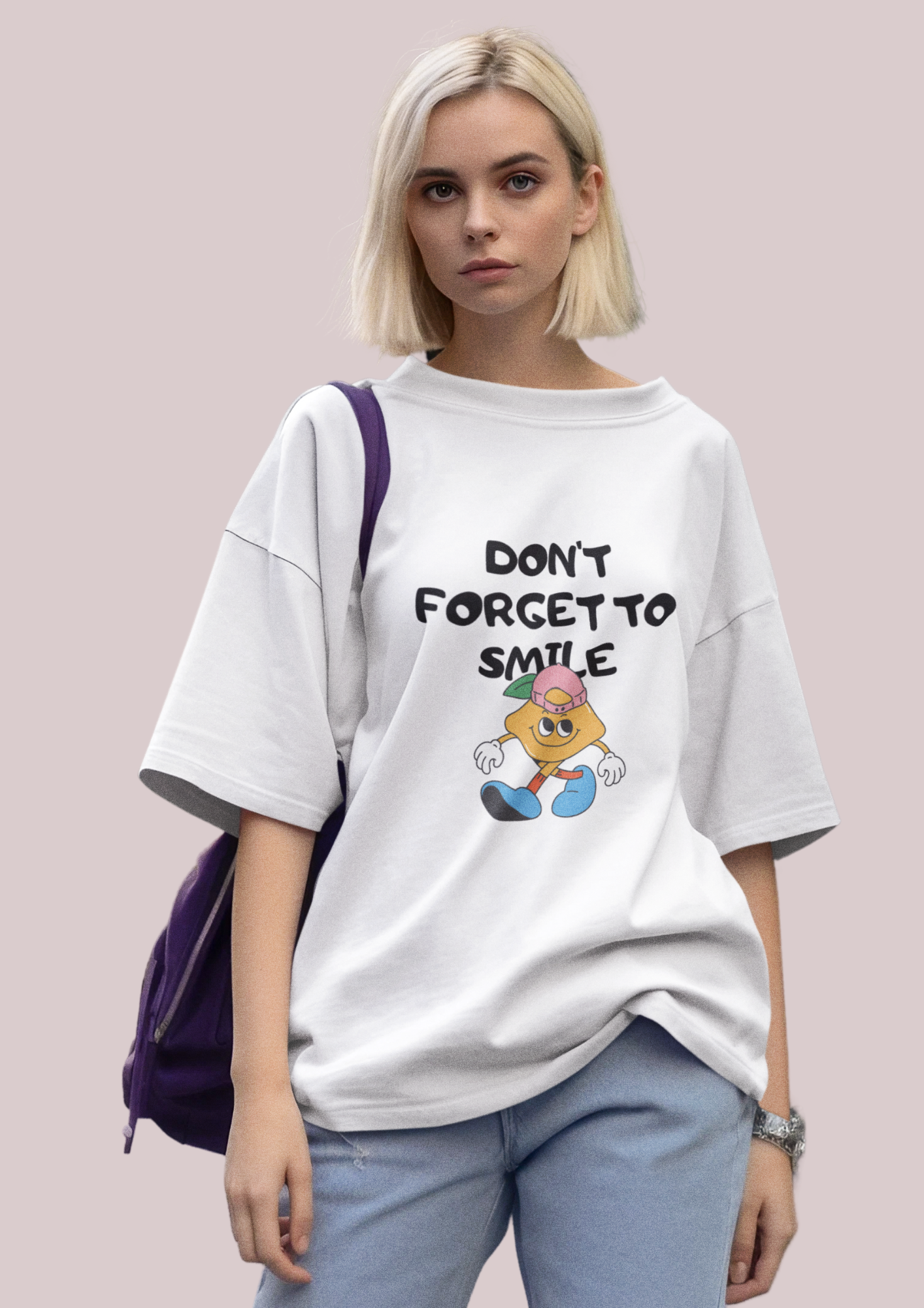 Don't Forget to Smile Tee - Unisex Jersey Short Sleeve T-Shirt